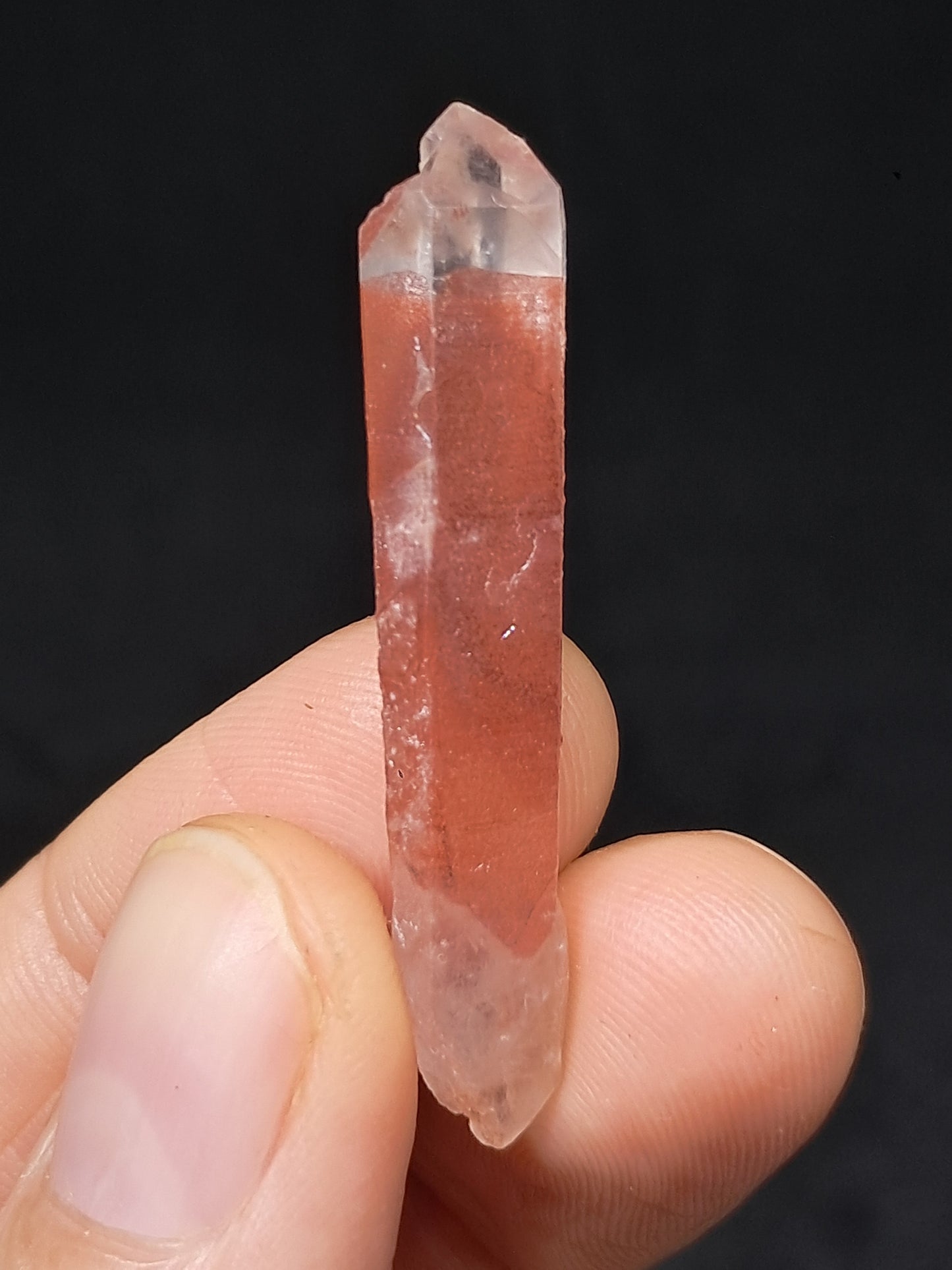 Hematite Phantom Quartz (Telangana) | Natural Crystal | Mineral Specimen #HPQ58