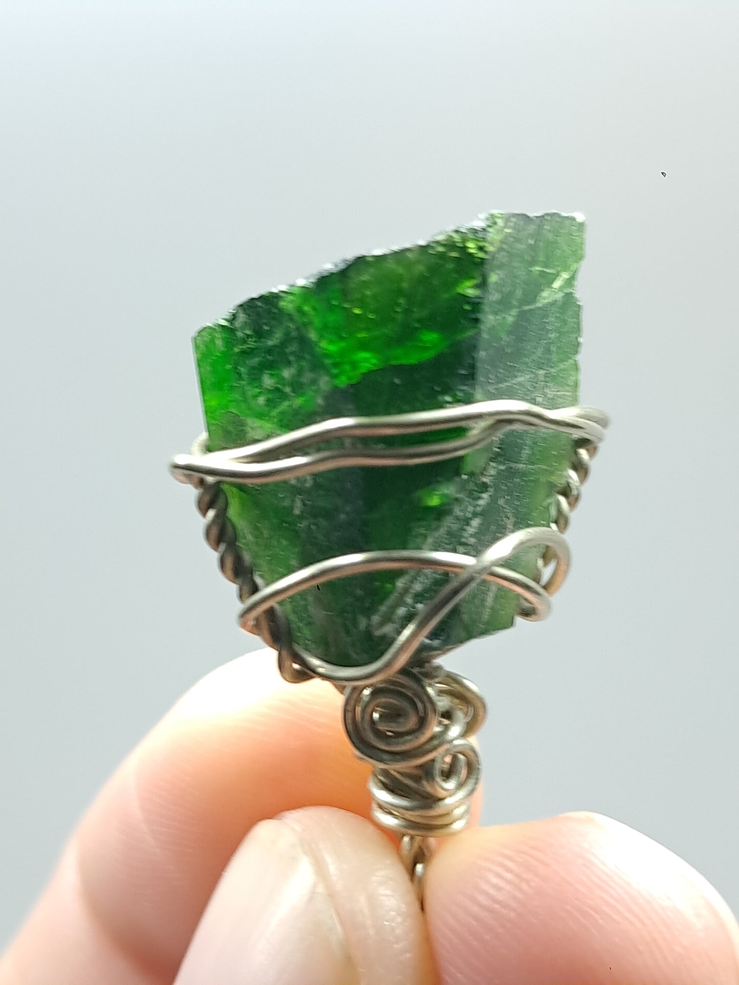 Diopside Pendant | Handcrafted Jewelry #JL54