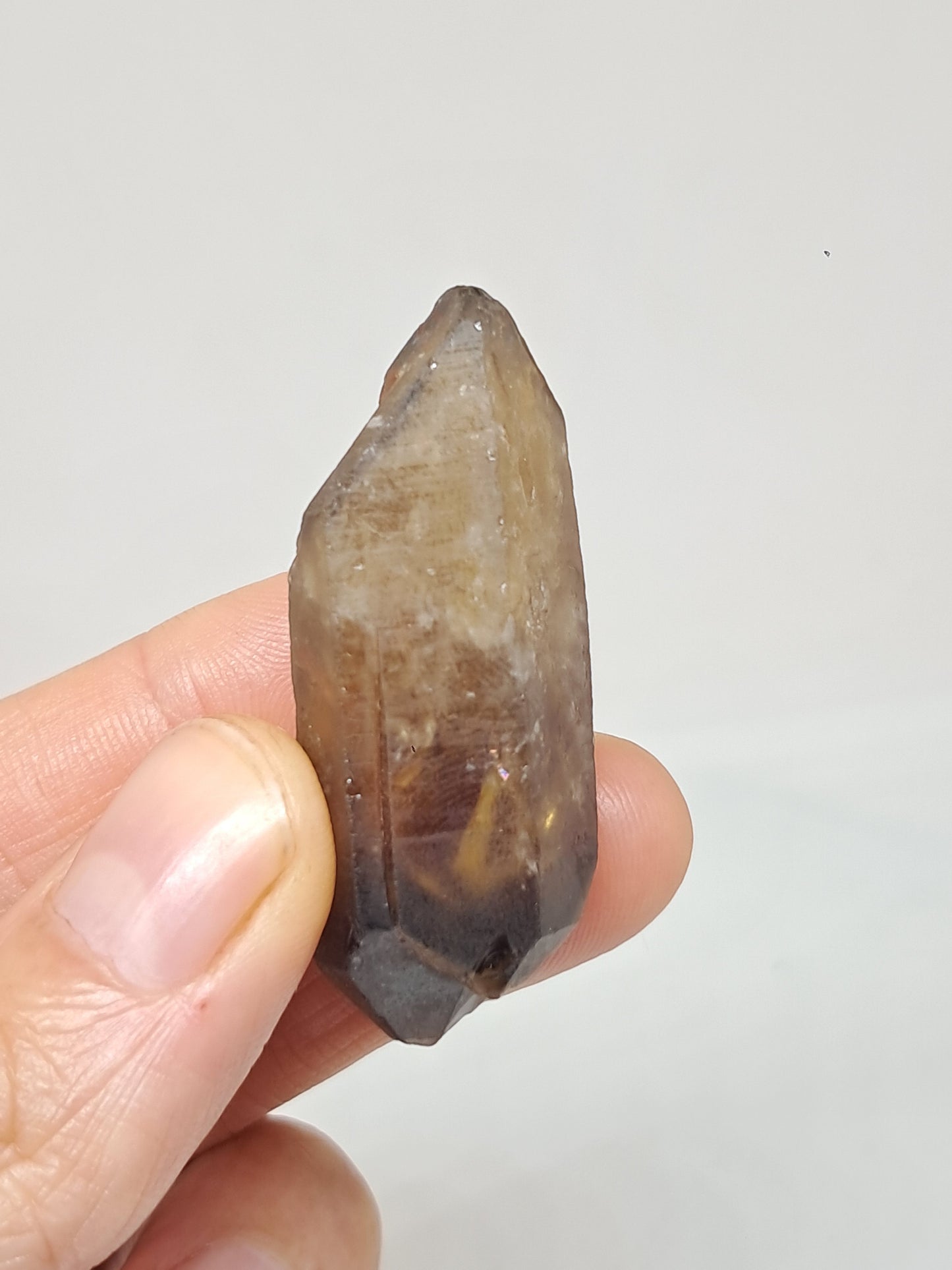 Natural Citrine (DRC) Double Terminated Crystal Point | Mineral Specimen #CTN25