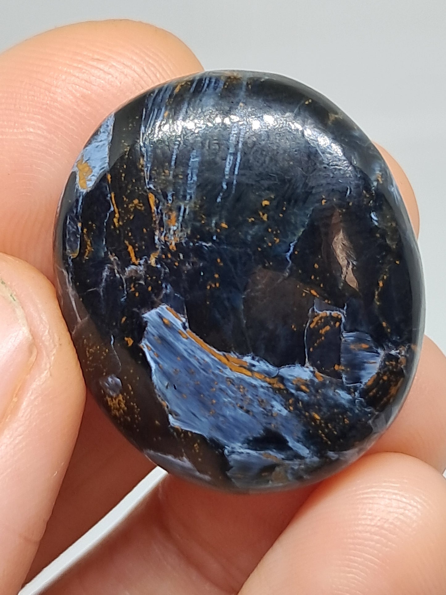 Pietersite Palmstone | Rare Polished Stone | Storm Tempest Stone | High Quality