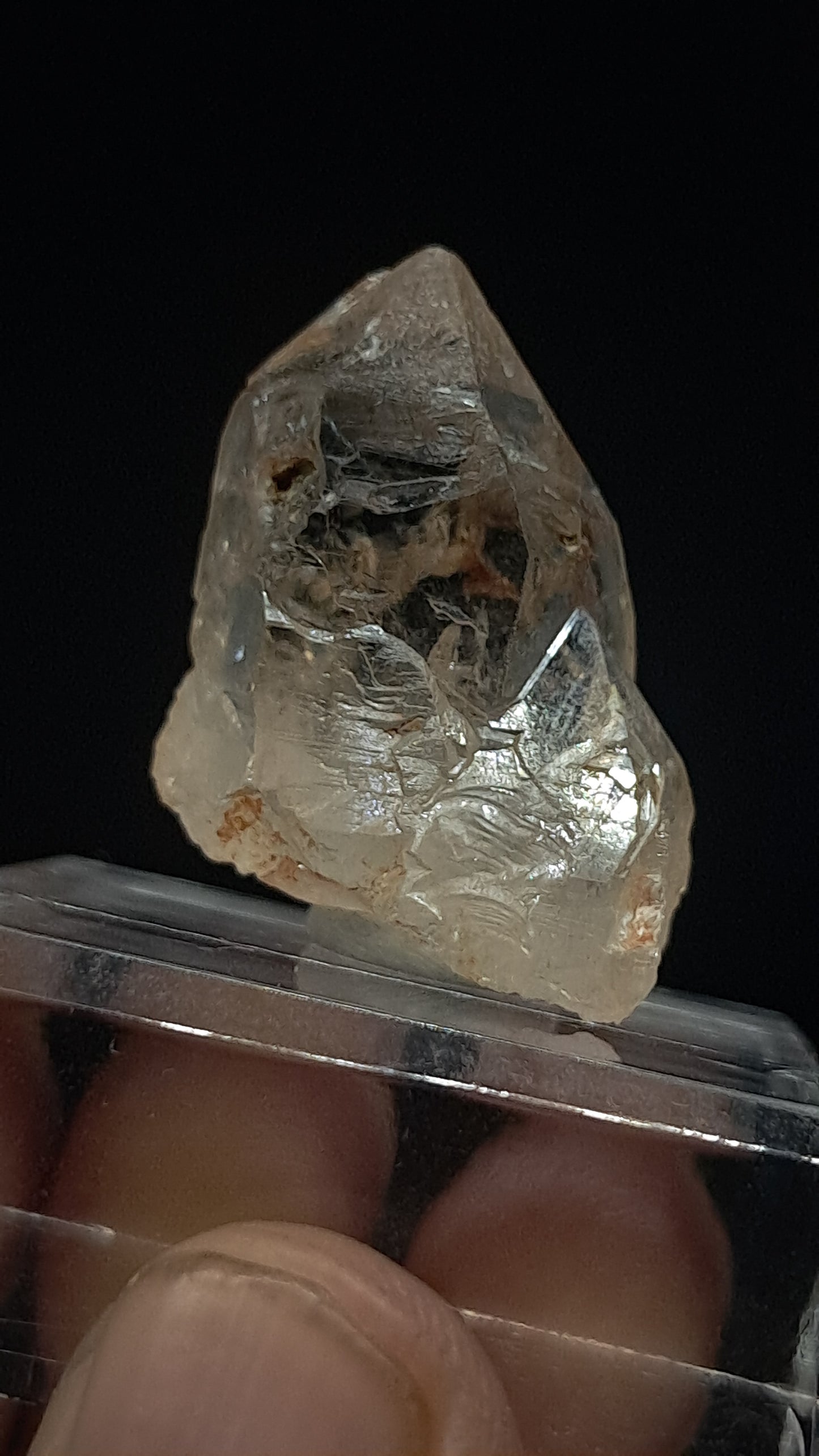 Smokey Elestial Quartz (Karur) Interesting Inclusions | Mineral Specimen #EQ30