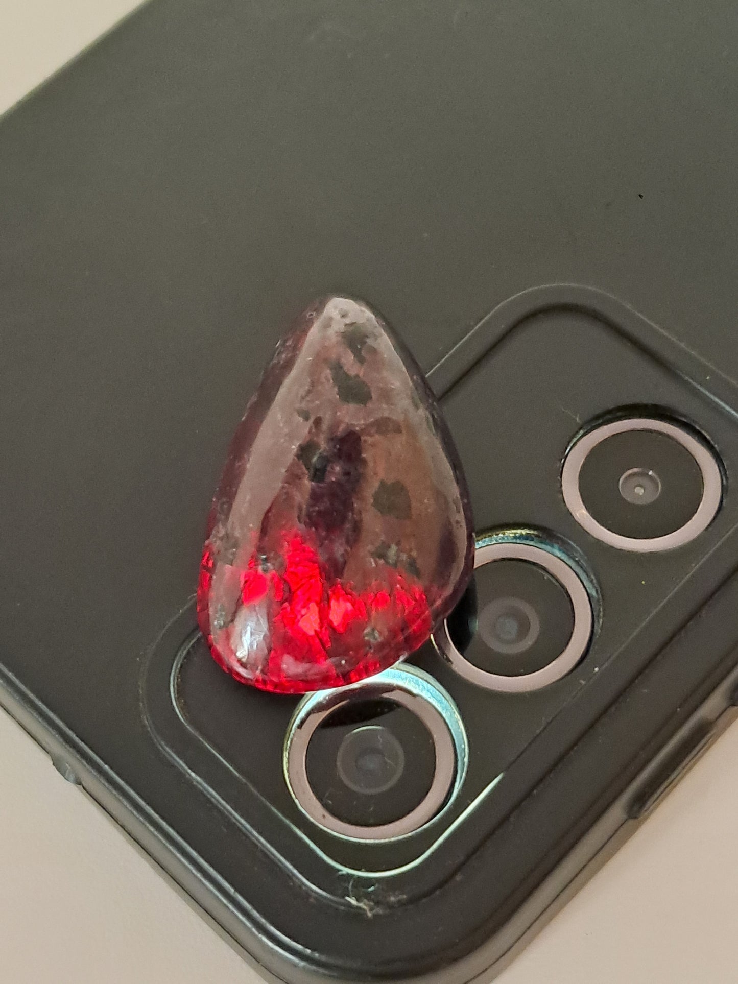 Red Garnet Tumbled Pebbles | Polished Natural Stone #PG1