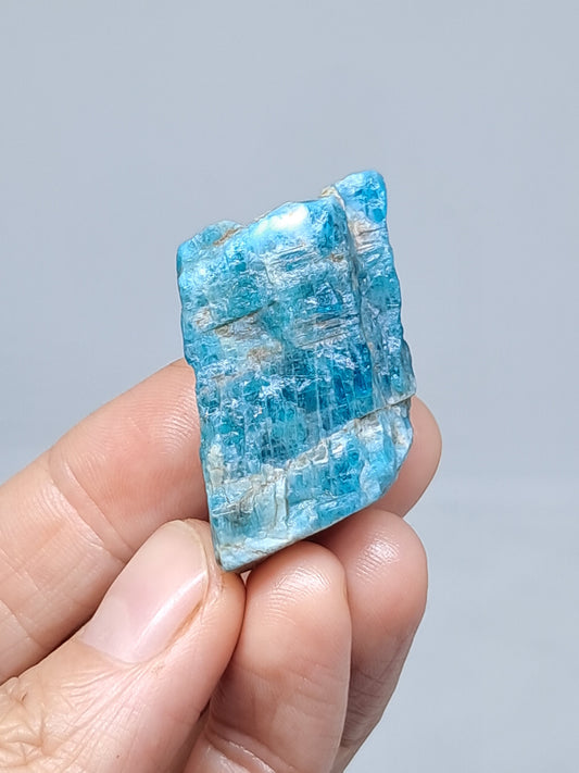 Piedra natural de apatita azul (Madagascar) n.° AP3