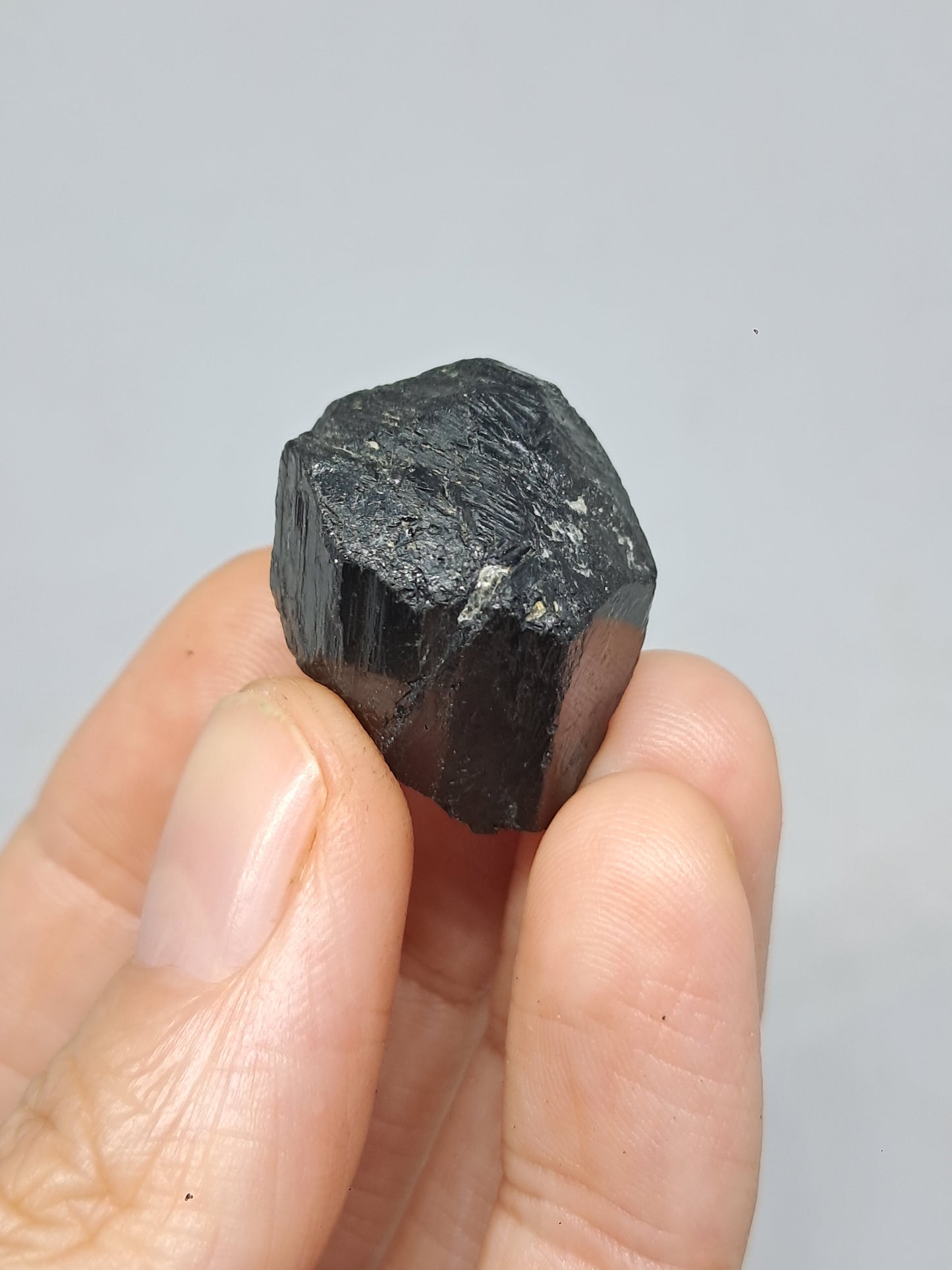 Medium Black Tourmaline Crystals (Karnataka) Natural Stone | Mineral Specimen #BT6