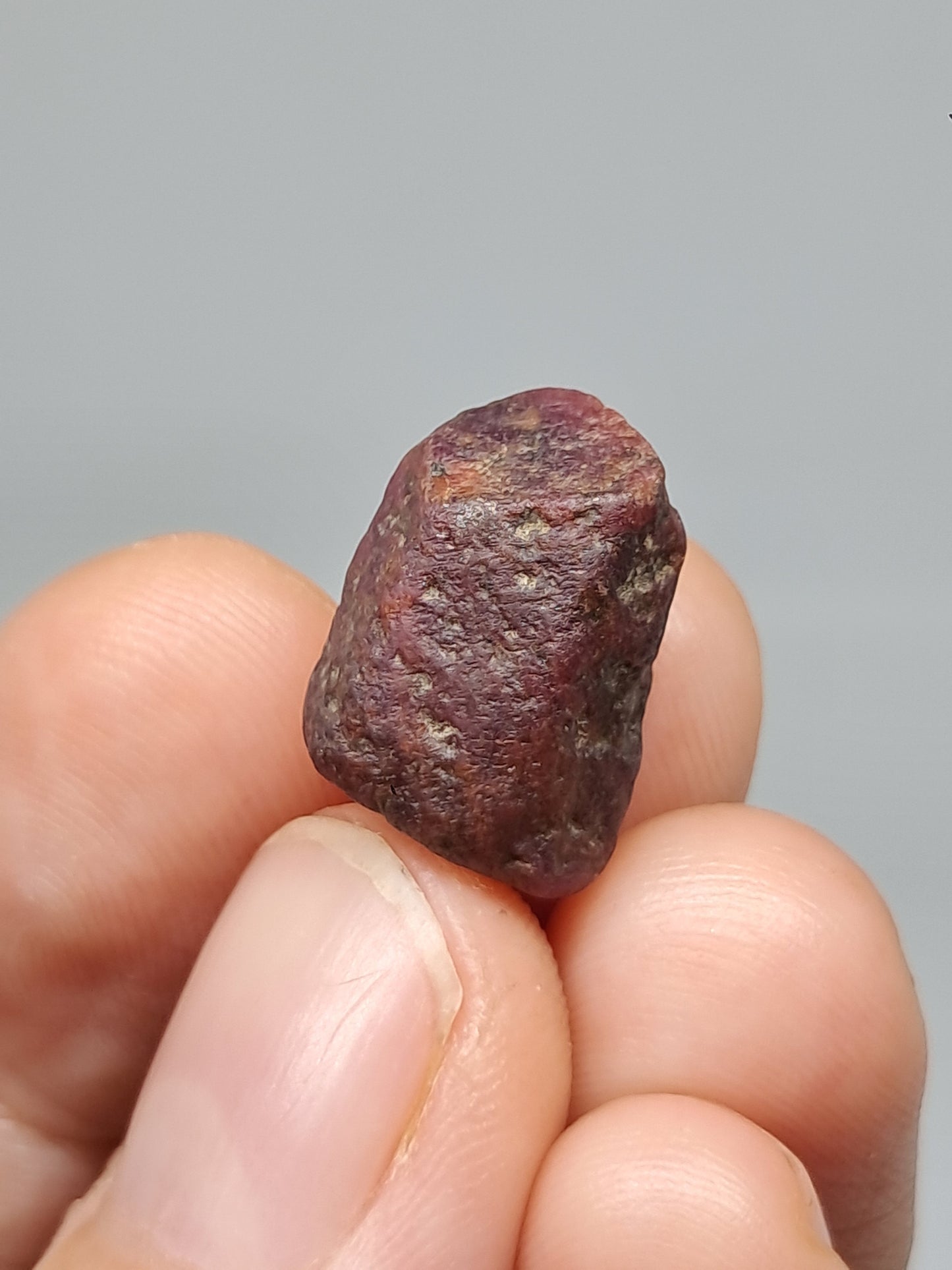 Rough Ruby Crystal (Tamil Nadu) Natural Stone | Mineral Specimen #RB19