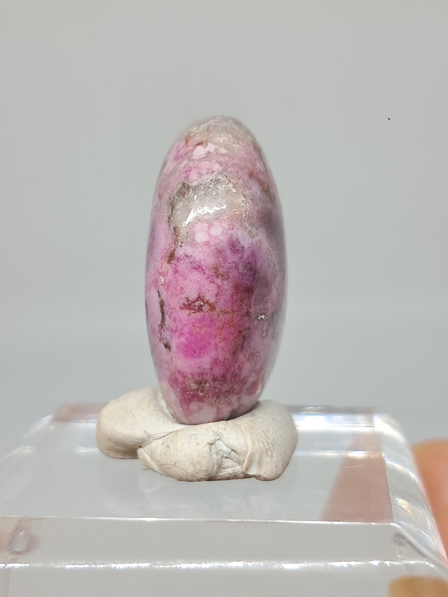 Cobaltoan Calcite Palmstone | Natural Polished Stone | Rare Mineral  #CO2