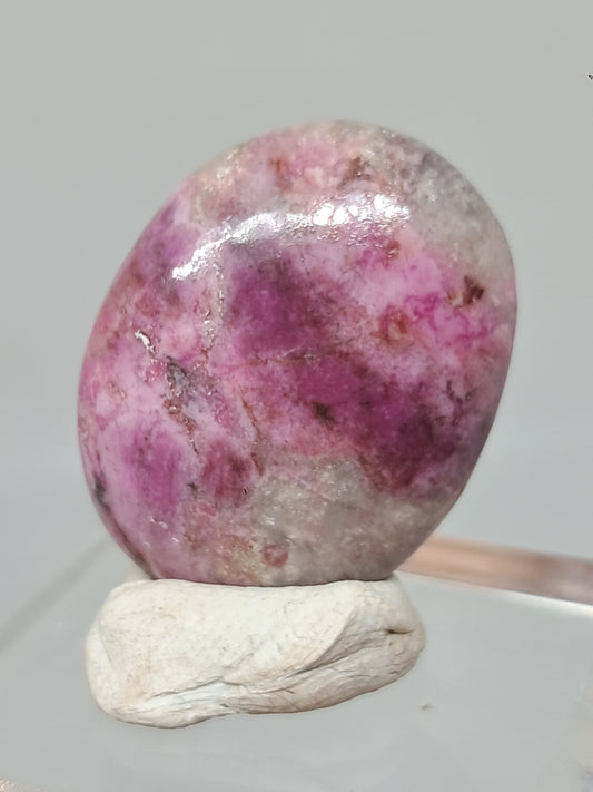 Cobaltoan Calcite Palmstone | Natural Polished Stone | Rare Mineral  #CO2