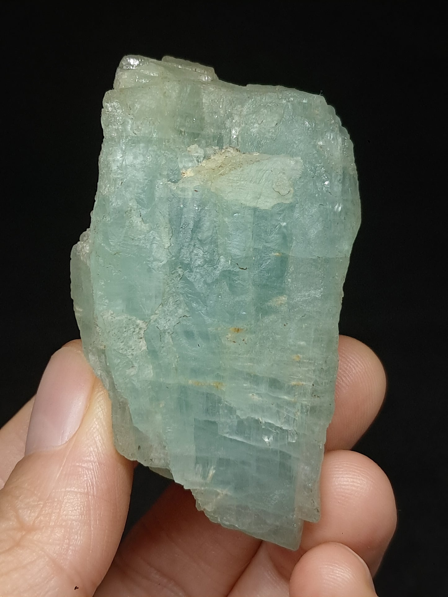 Aquamarine (Andhra Pradesh) Rough Natural Crystal | Mineral Specimen #AQM40