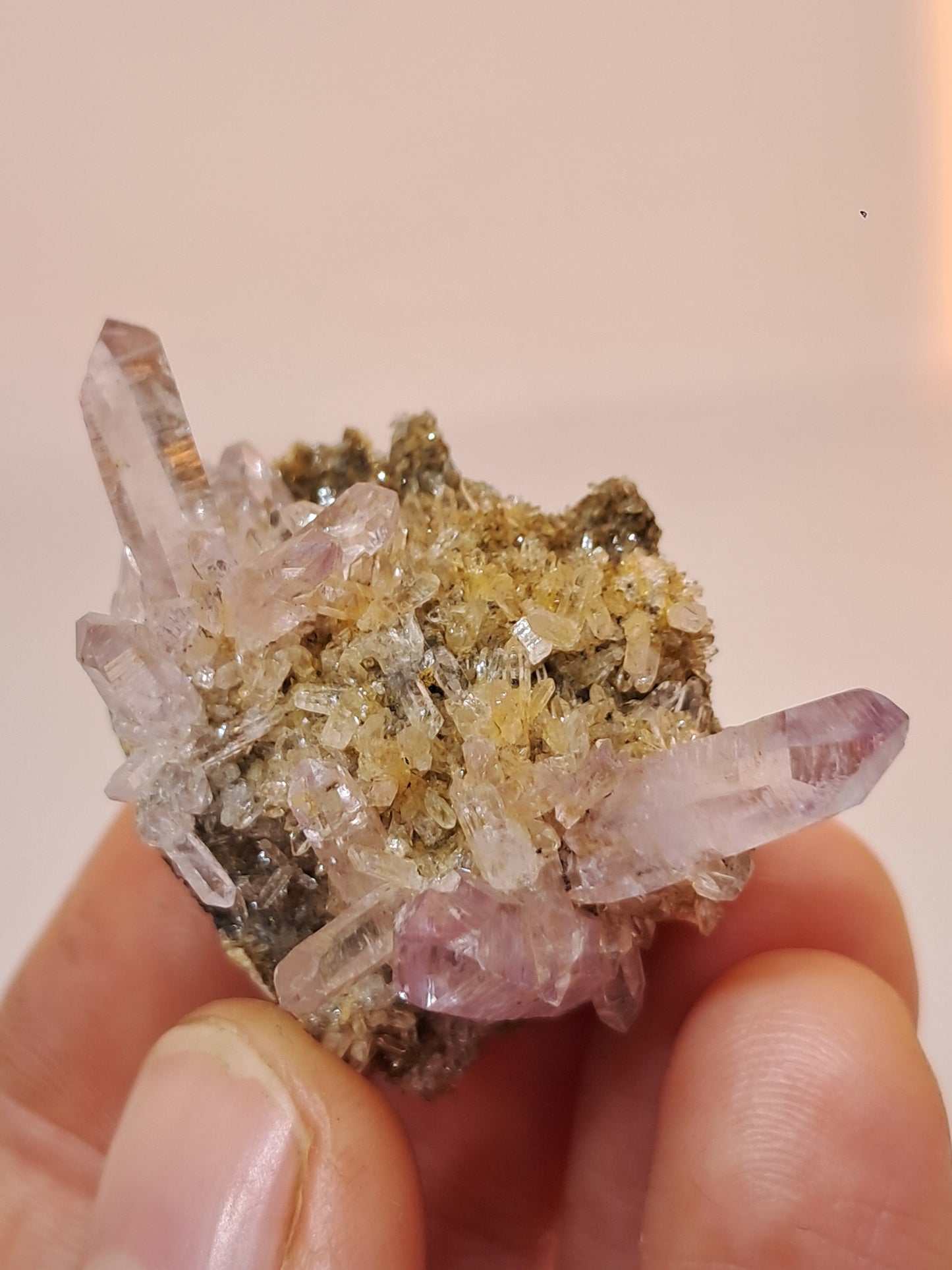 Veracruz Amethyst Crystals on Matrix (Mexico) | Natural Cluster | Mineral Specimen #VA22