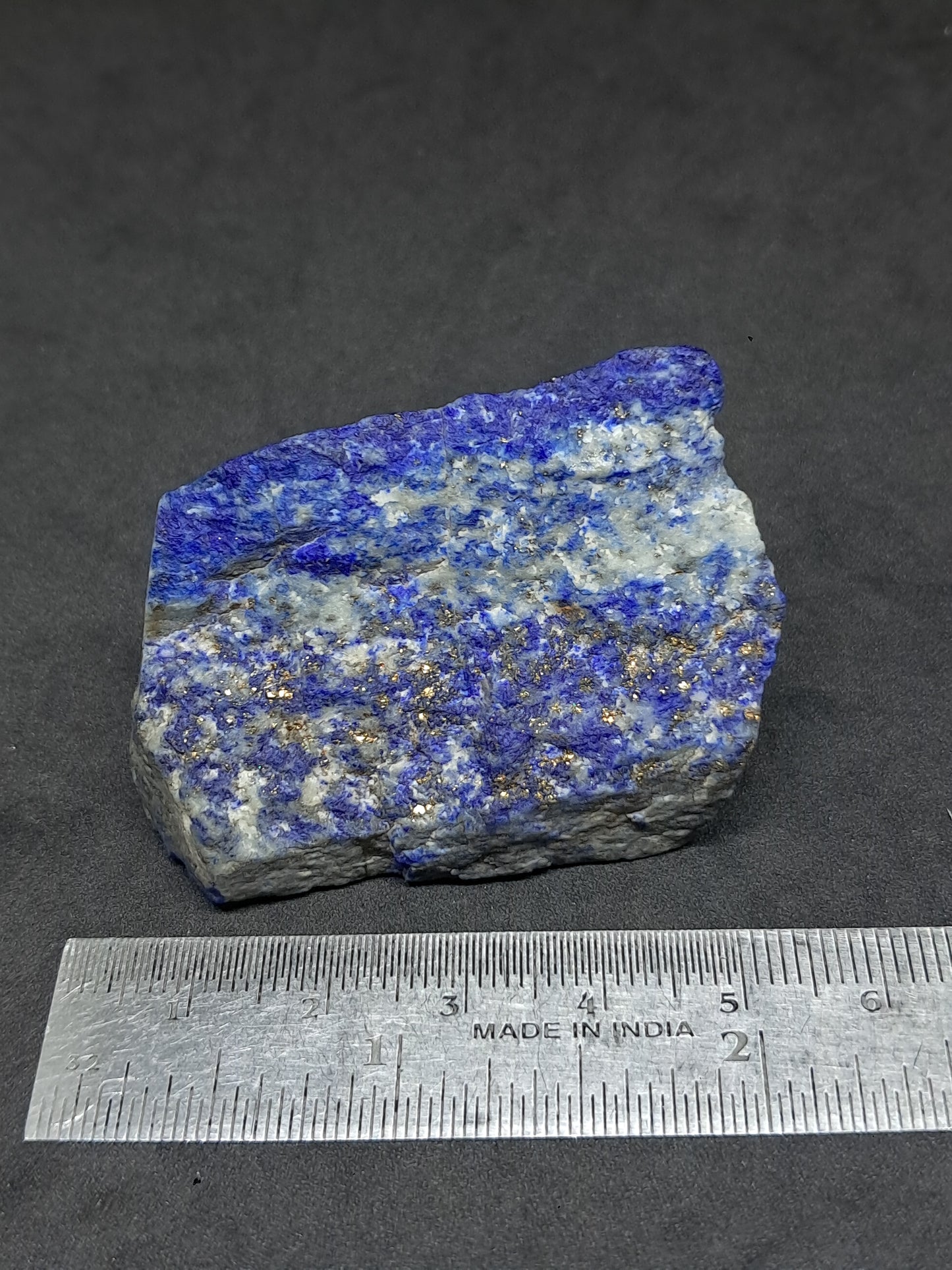 Slice of Lapislazuli (Afghanistan) Rough Natural Stone #LZ3