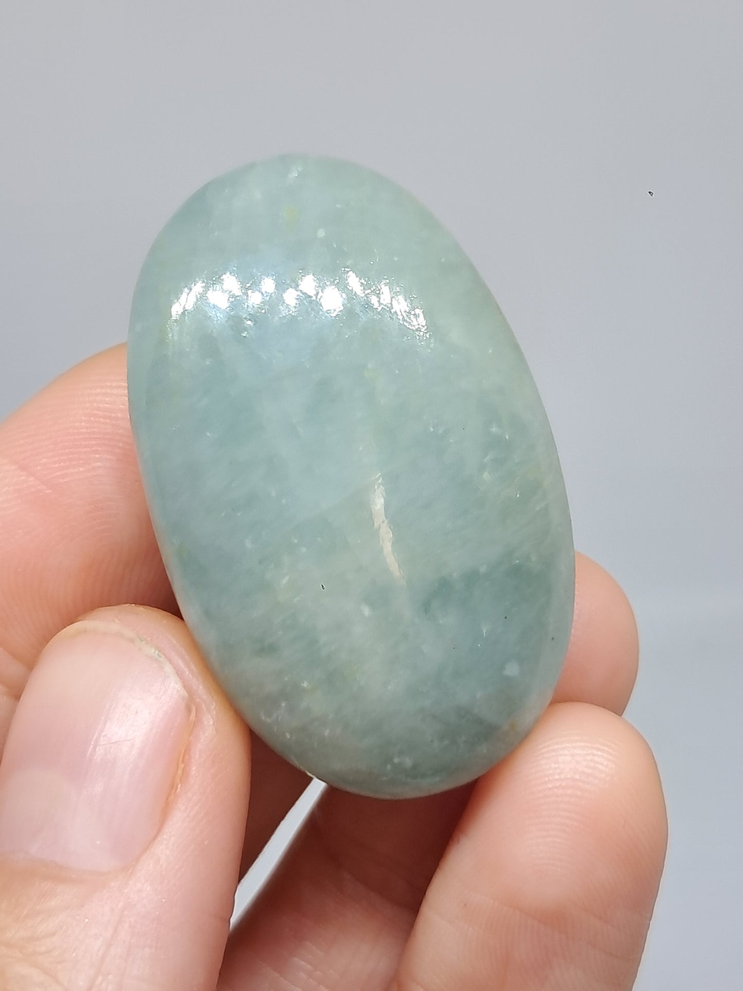 Aguamarina Palmstone | Piedra natural pulida | Buena calidad