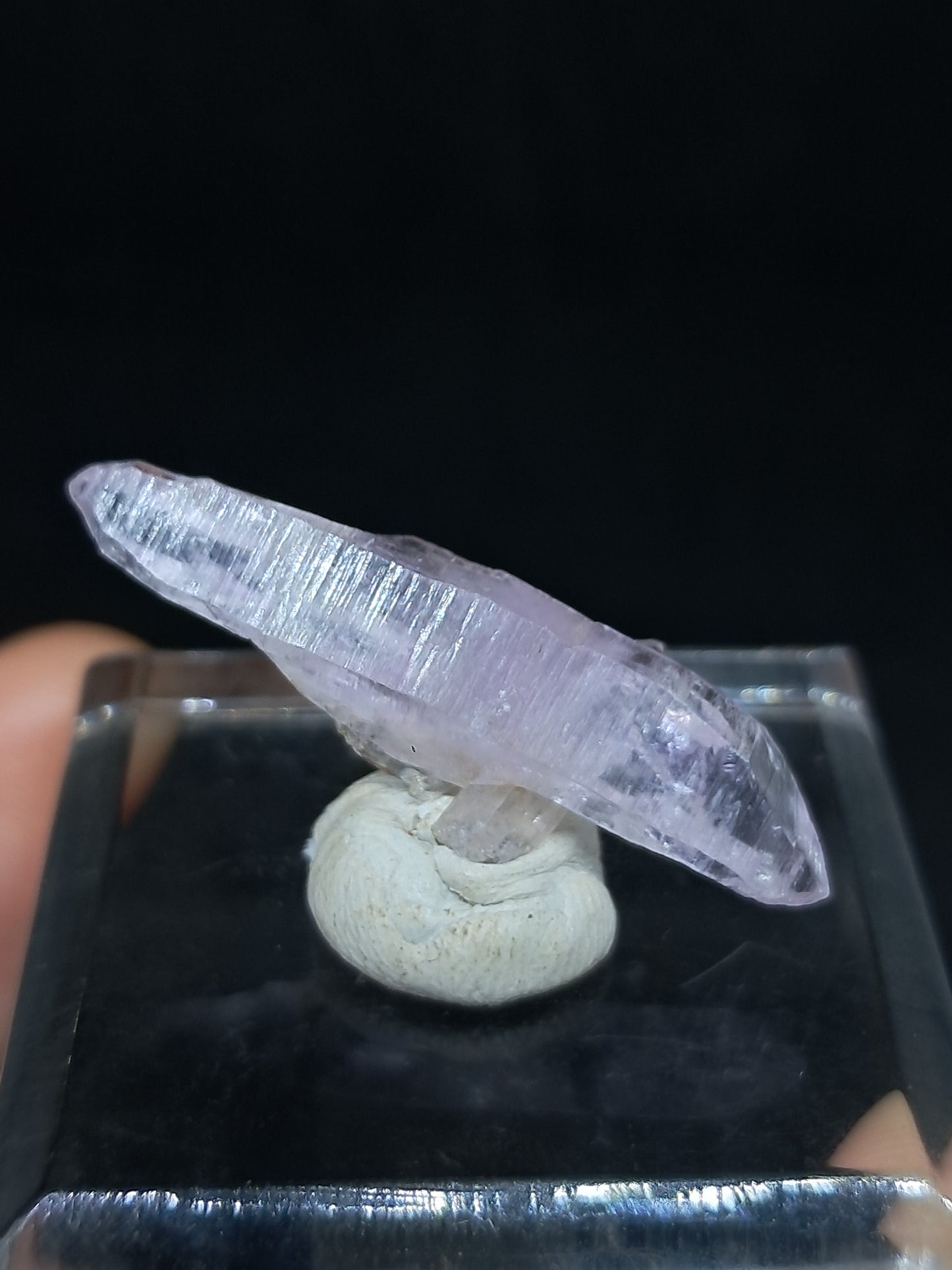 Cuarzo Amatista de Veracruz Biterminado (México) | Cristal Natural | Muestra Mineral #VA50