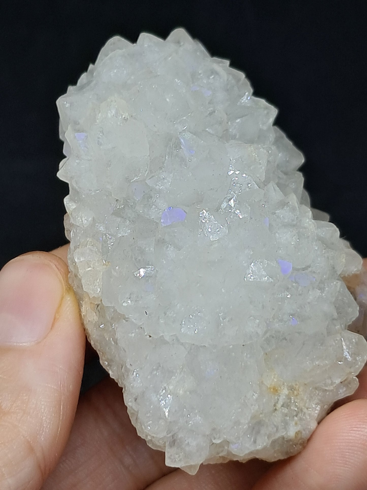 Cuarzo Iris (Aurangabad) | Anandalita | Estalactita | Cristal natural n.° AQ35