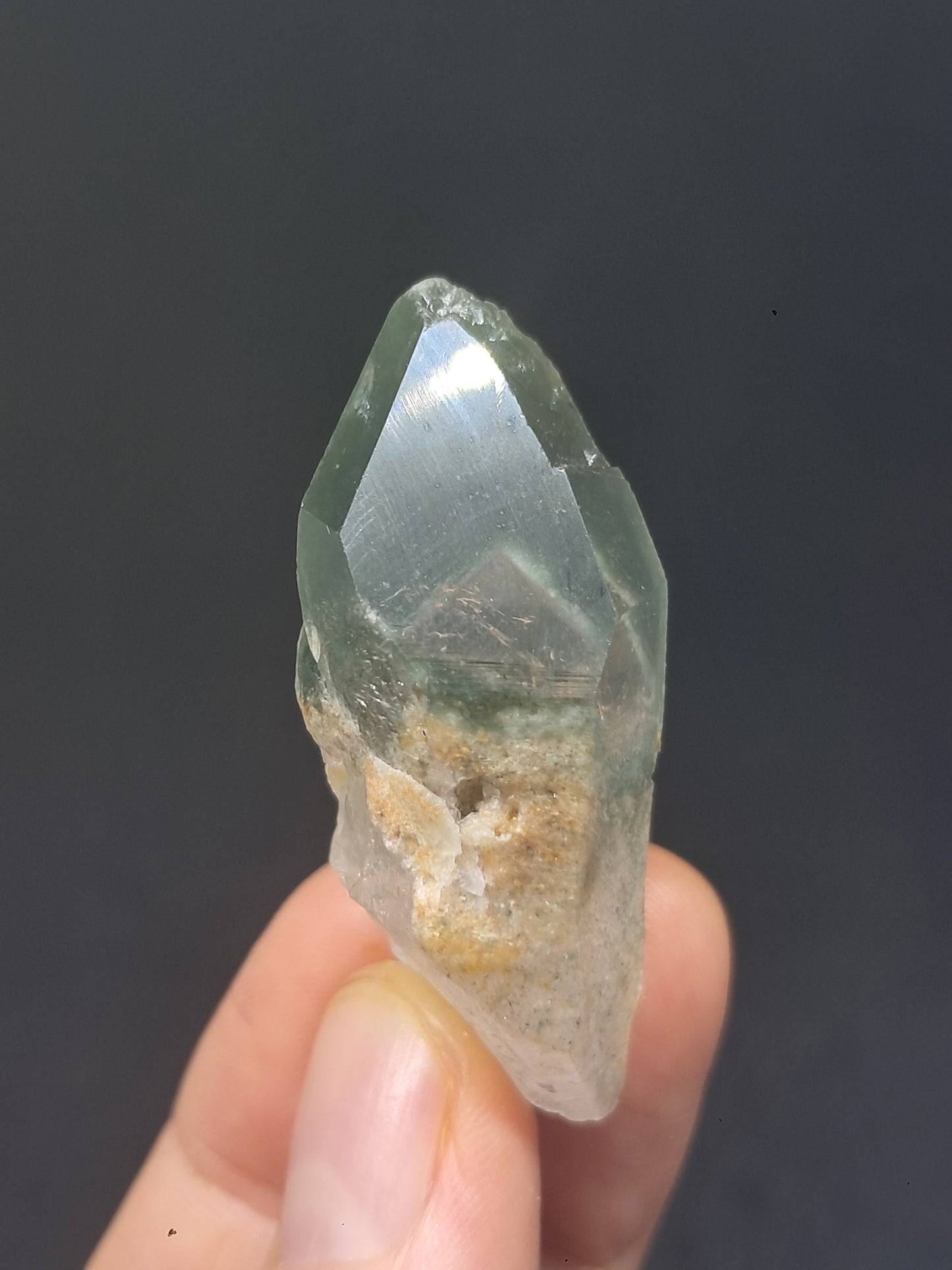 Chlorite Quartz Phantom (Kullu) Natural Point | Garden Chamanic Crystal #CQ65