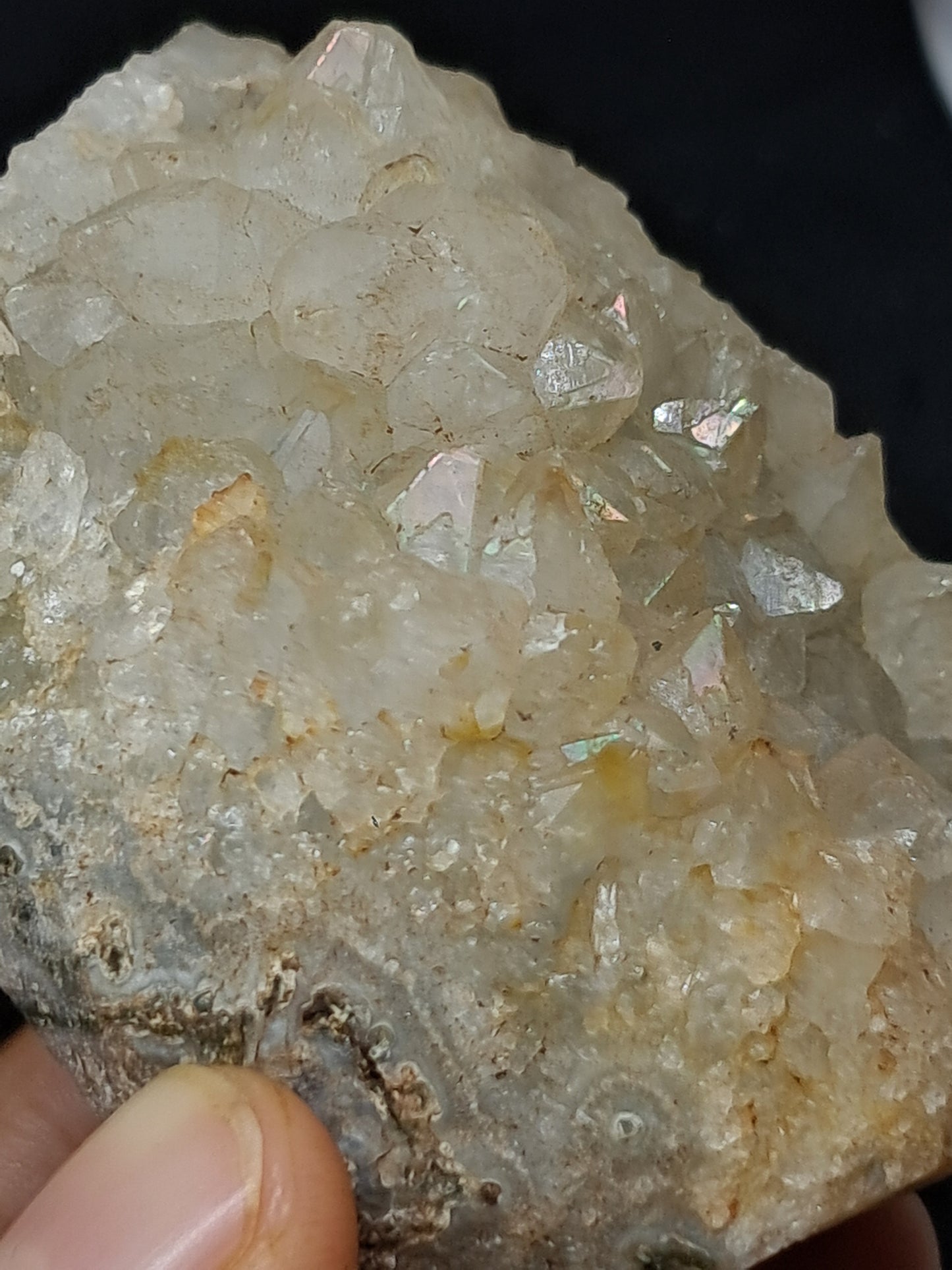 Iris Quartz (Aurangabad)| Anandalite | Cluster | Natural Crystal #AQ42