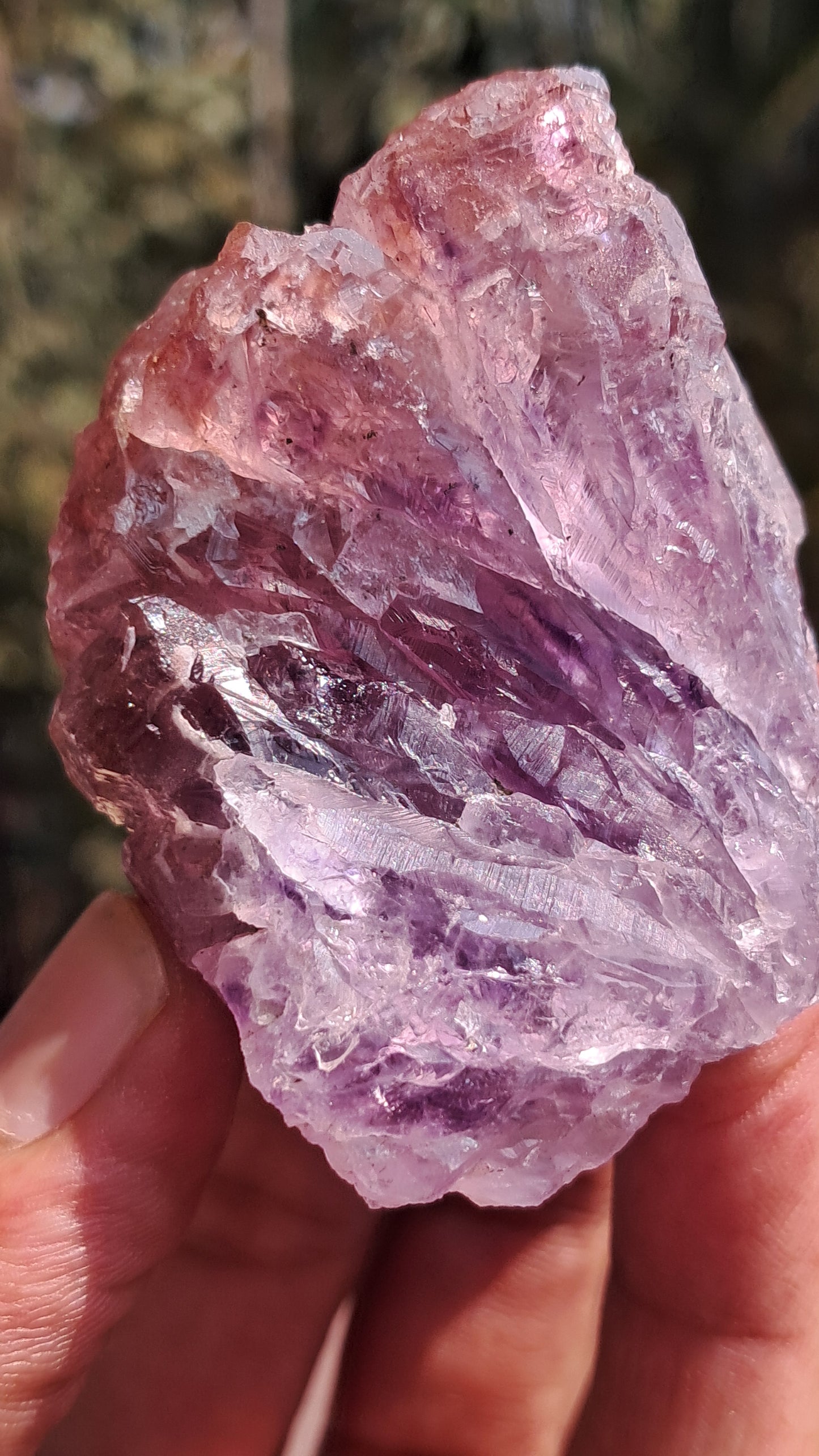 Karur Amethyst Scepter Cluster | Honeycomb Terminations | "Super Seven" inclusions | Mineral Specimen #KA186