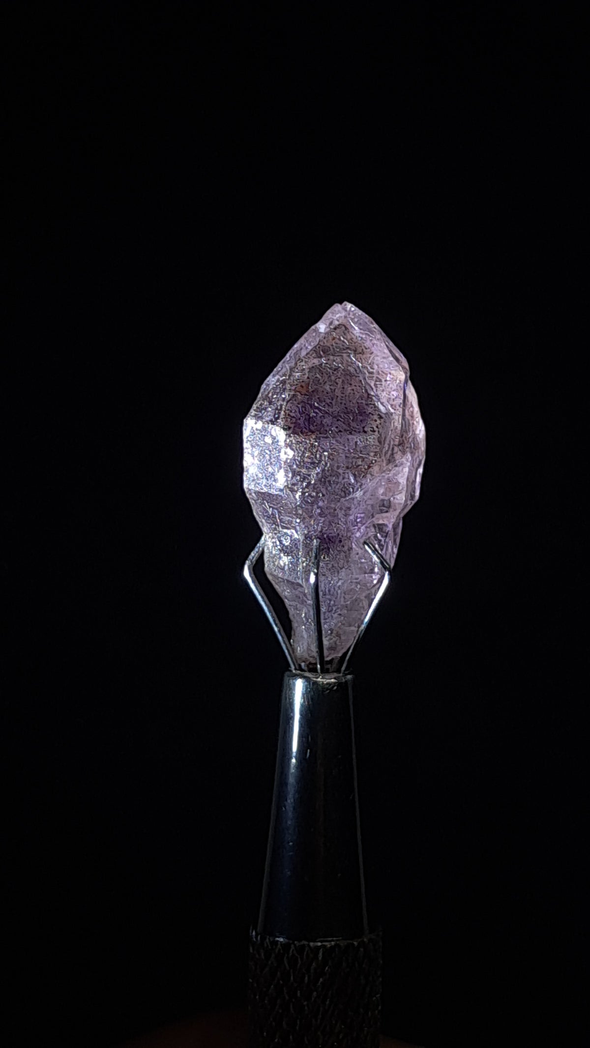 Quartz Amethyst Scepter | Hematite Goethite Phantom | Biterminated  #KA209