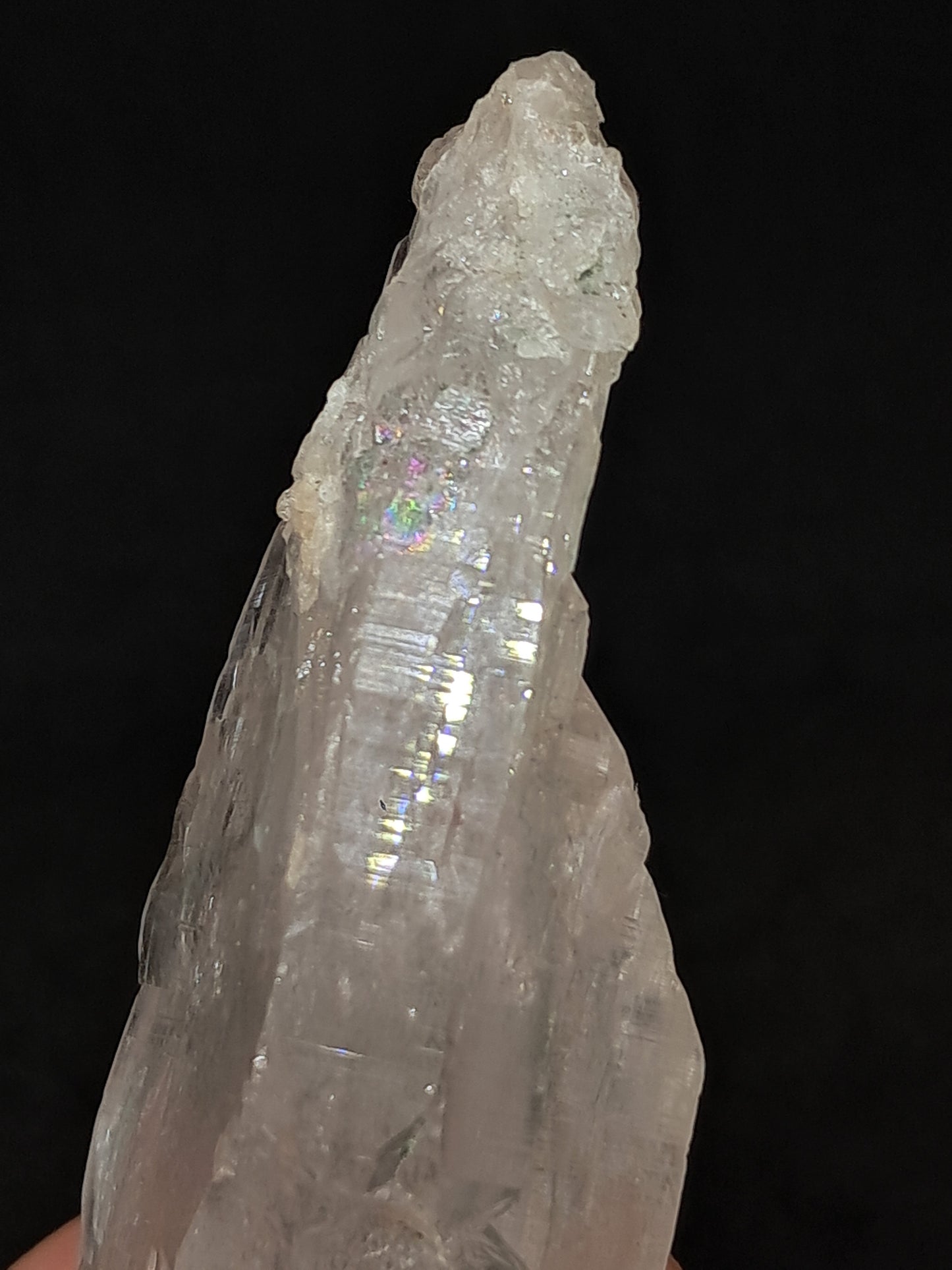 Himalayan Quartz *Elestial Formation* w/ Chlorite Inclusions | Natural Crystal | Mineral Specimen #CH81
