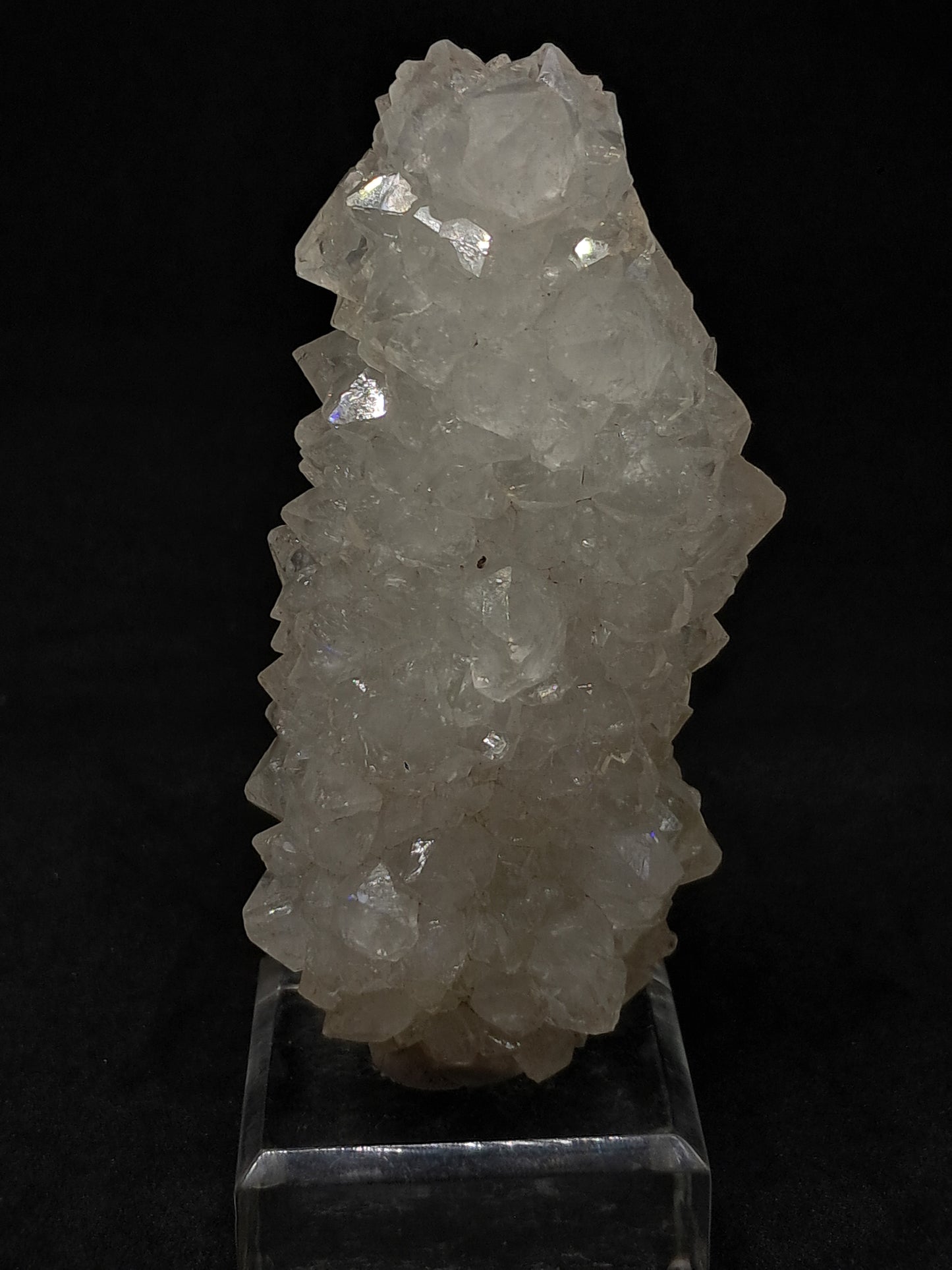 Cuarzo Iris (Aurangabad) | Anandalita | Estalactita | Cristal natural n.° AQ46