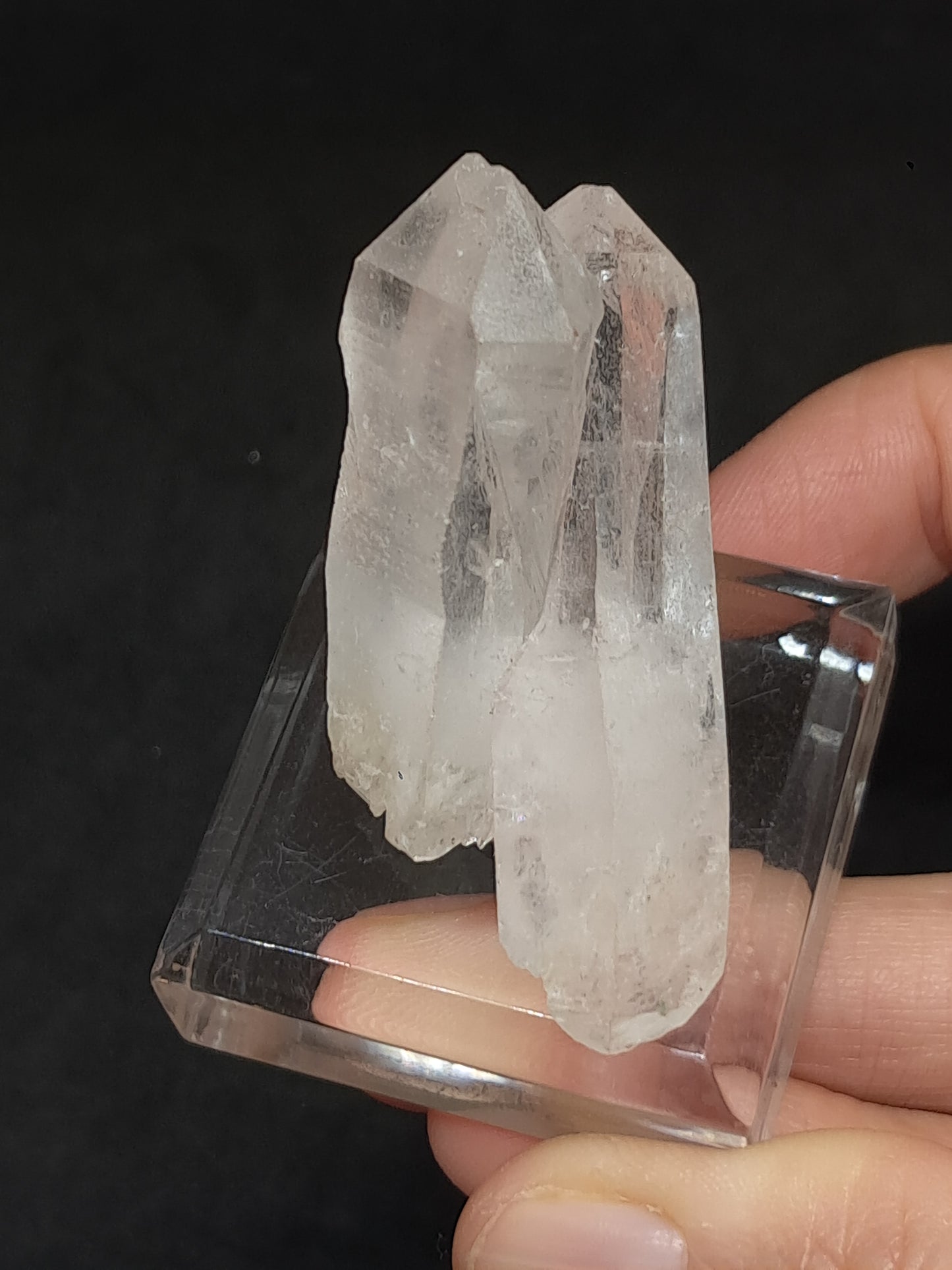 Himalayan Clear Quartz *Hug* & *Self-Healed* Formation | Natural Crystal | Mineral Specimen #CH83