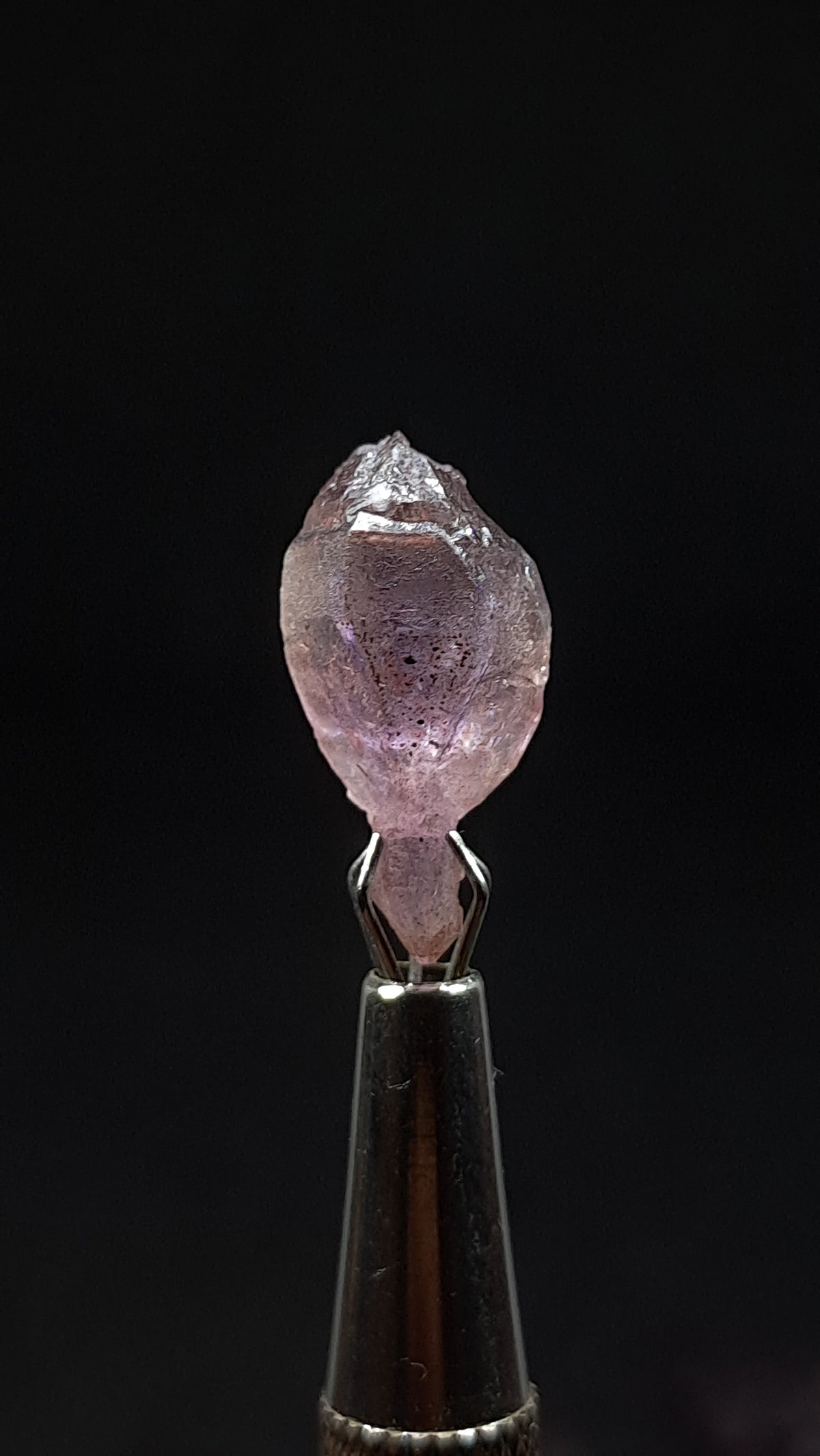 Quartz Amethyst Scepter | Hematite Goethite Rutile Inclusions | Biterminated  #KA205