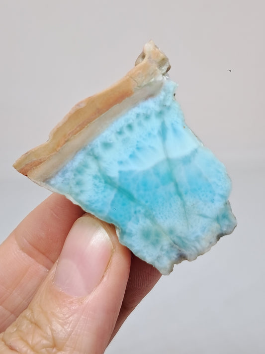 Larimar en bruto (República Dominicana) | Roca natural n.° LM34