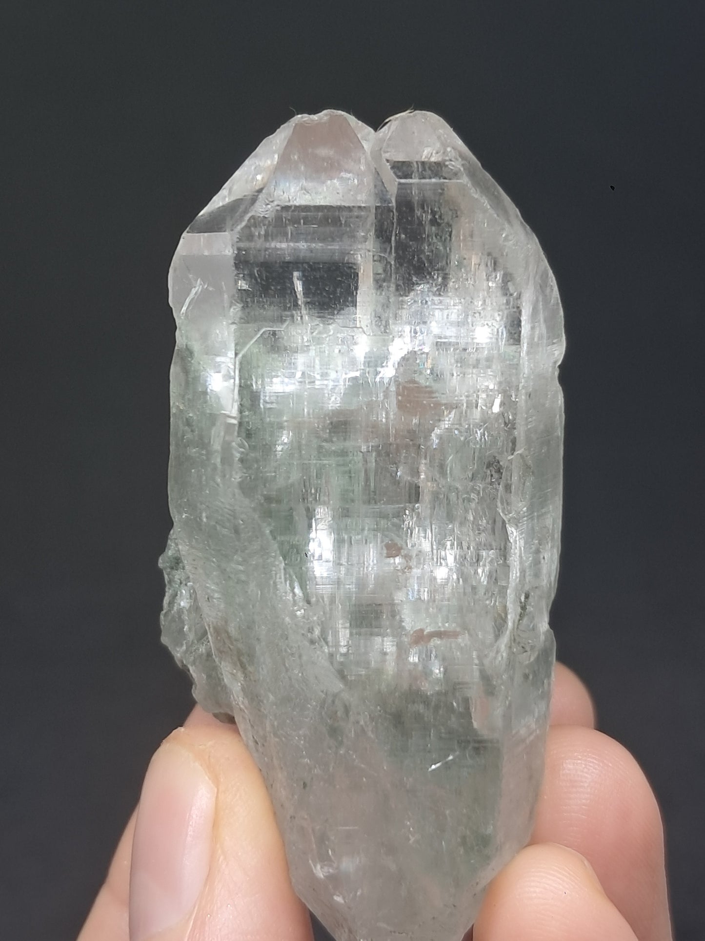 Chlorite Quartz (Kullu) Natural Point | Garden Chamanic Crystal #CQ61
