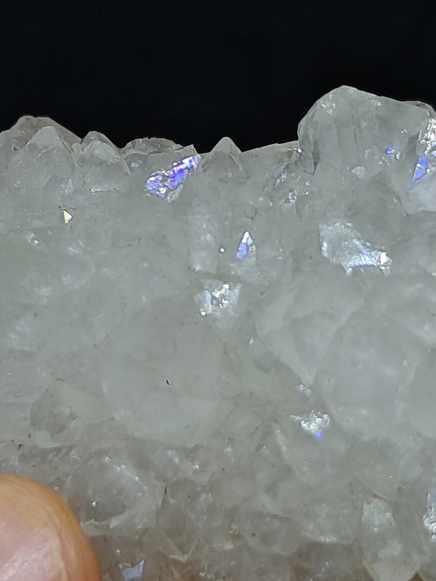 Cuarzo Iris (Aurangabad) | Anandalita | Estalactita | Cristal natural n.° AQ46