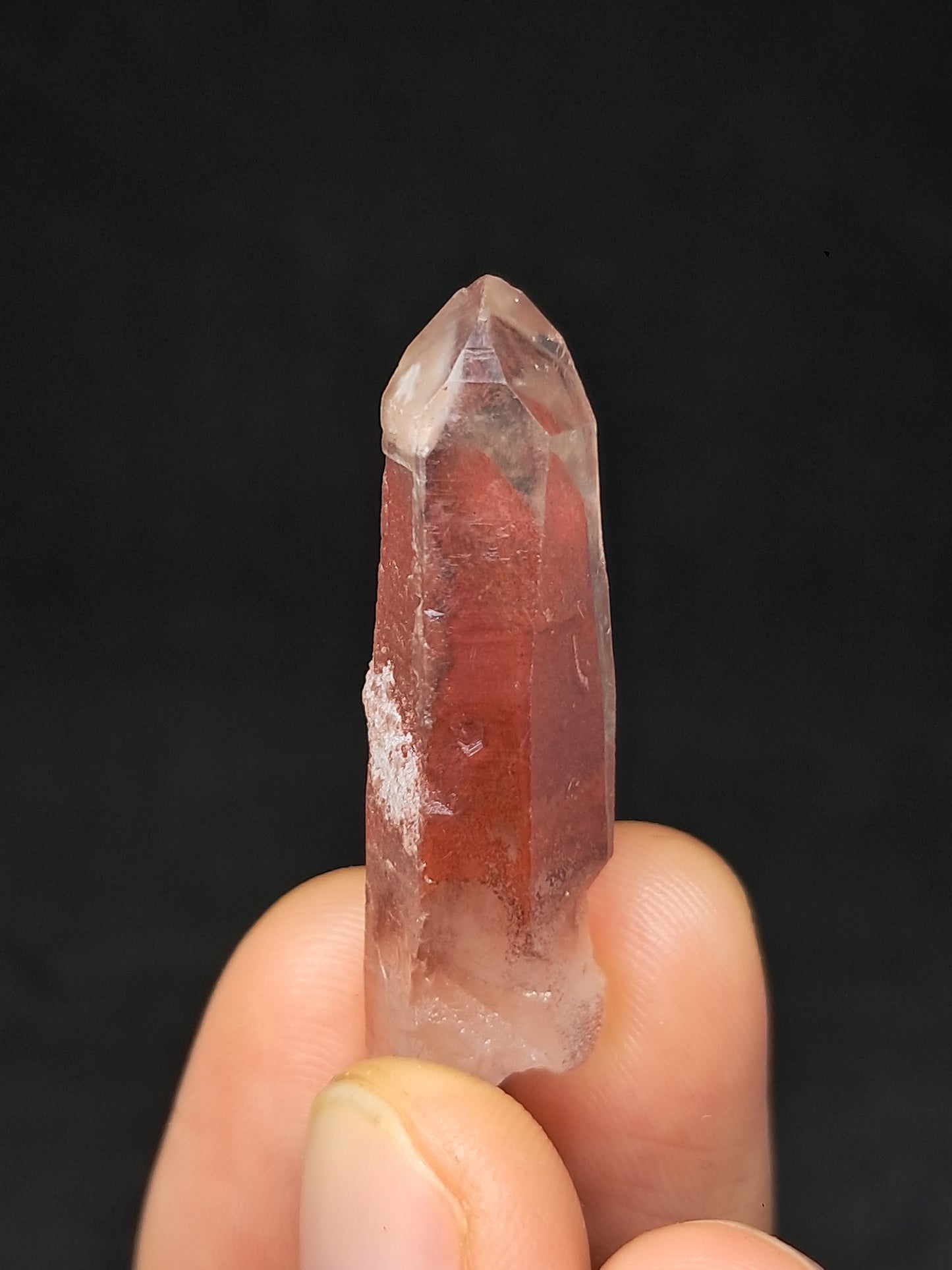 Hematite Phantom Quartz (Telangana) | Natural Crystal | Mineral Specimen #HPQ55