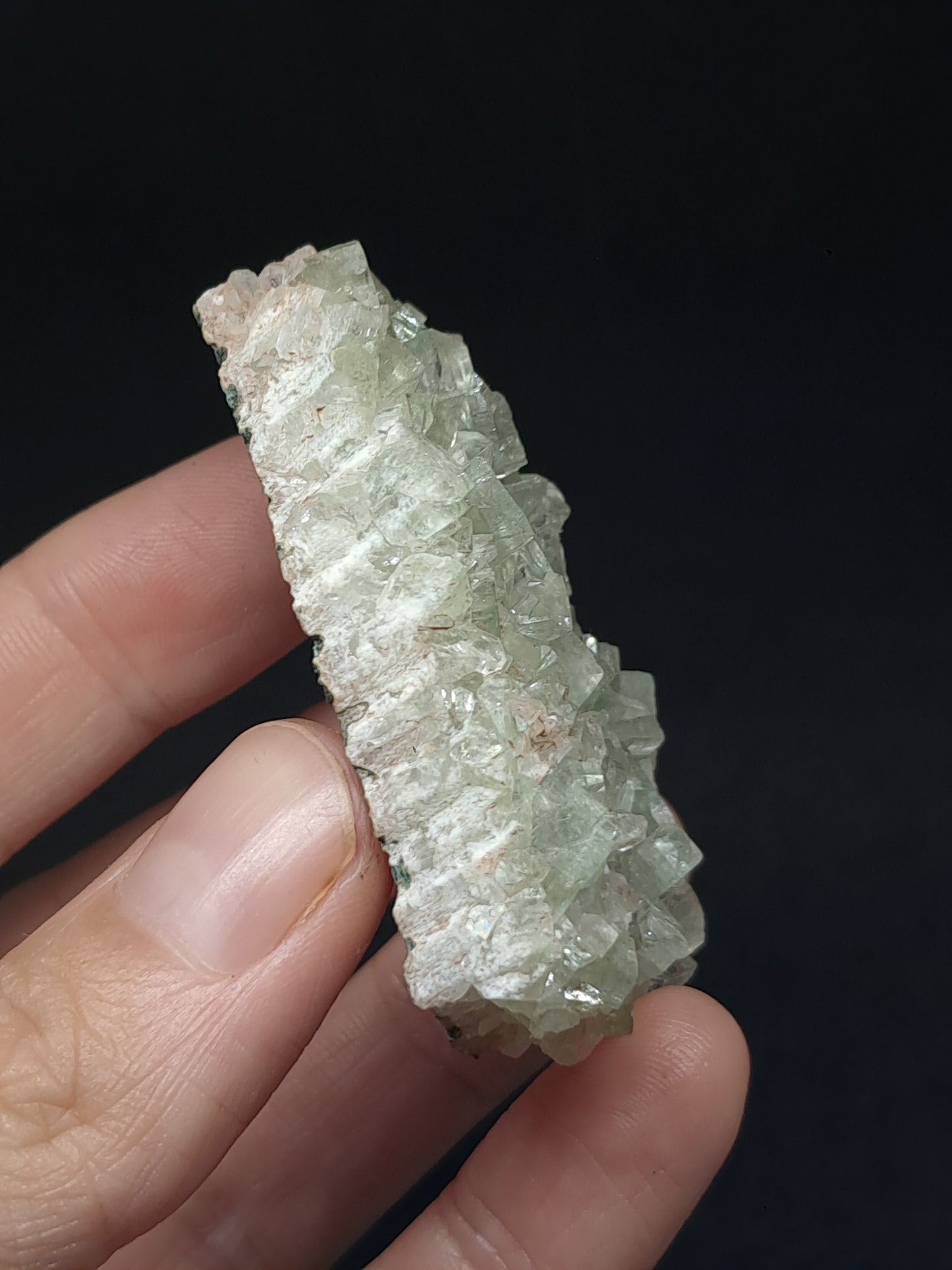 Green Apophyllite Cluster (Fluorapophyllite) (Ajanta) Rough Natural Crystal | Mineral Specimens #GA58