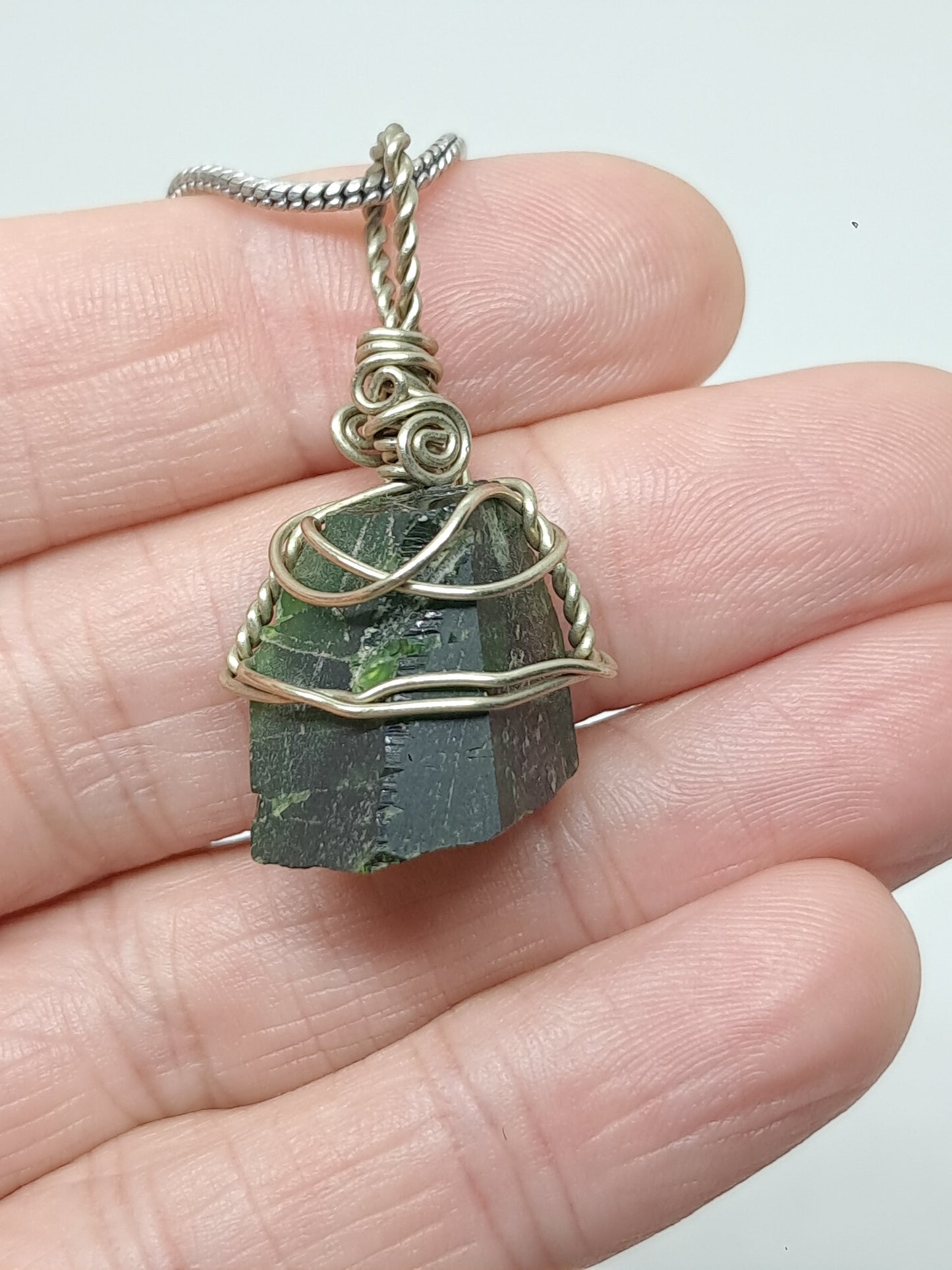 Diopside Pendant | Handcrafted Jewelry #JL54