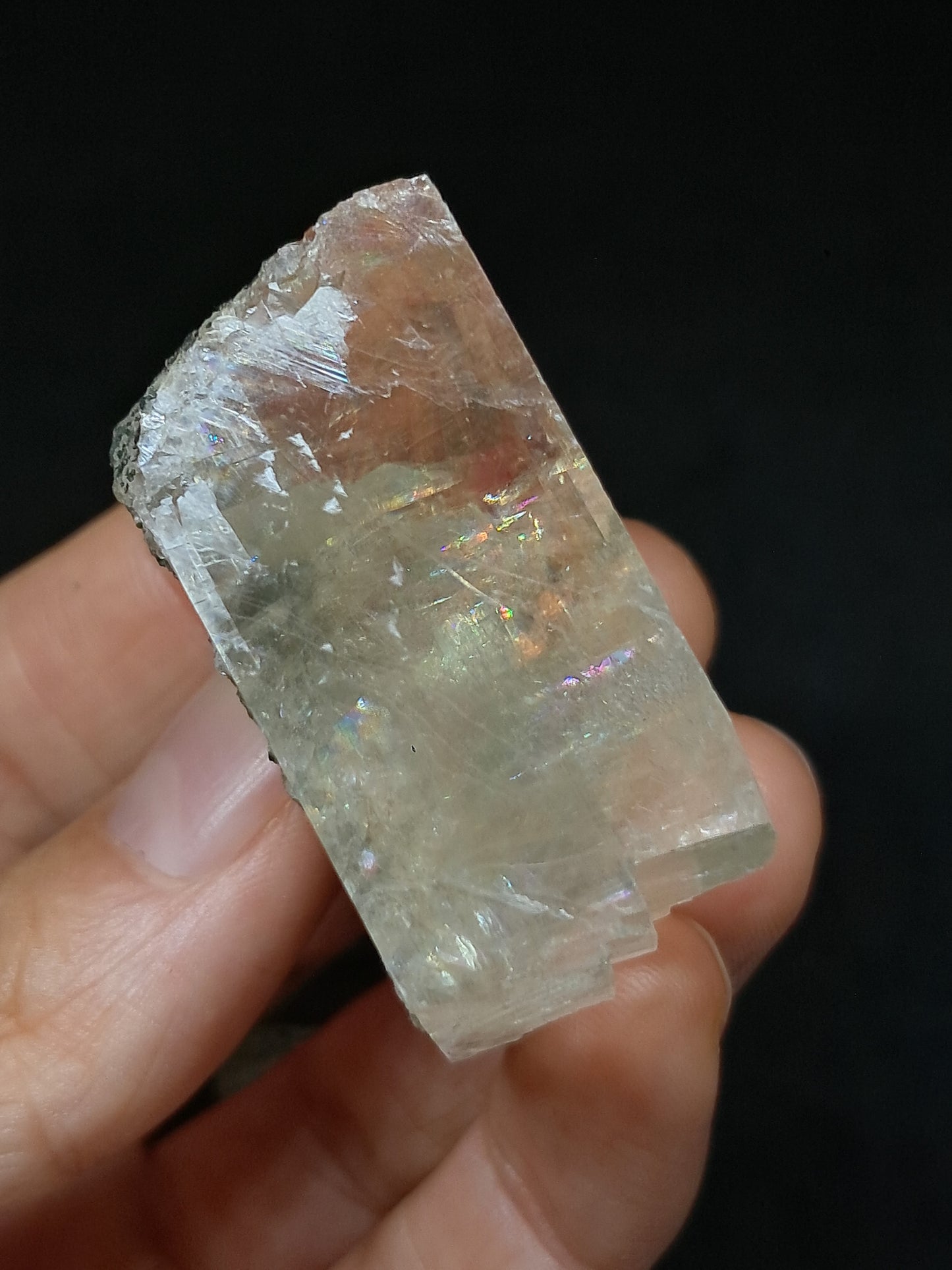 Calcita de frambuesa mohosa *Hallazgo raro* (Pithampur) Cristal natural | Piedra en bruto | Muestra mineral #CA33