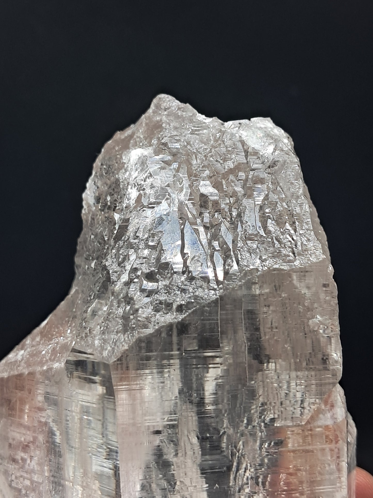 Himalayan Quartz Crystal Point with Magnetite Inclusions | High Grade | Natural Stone | Mineral Specimen #CH53