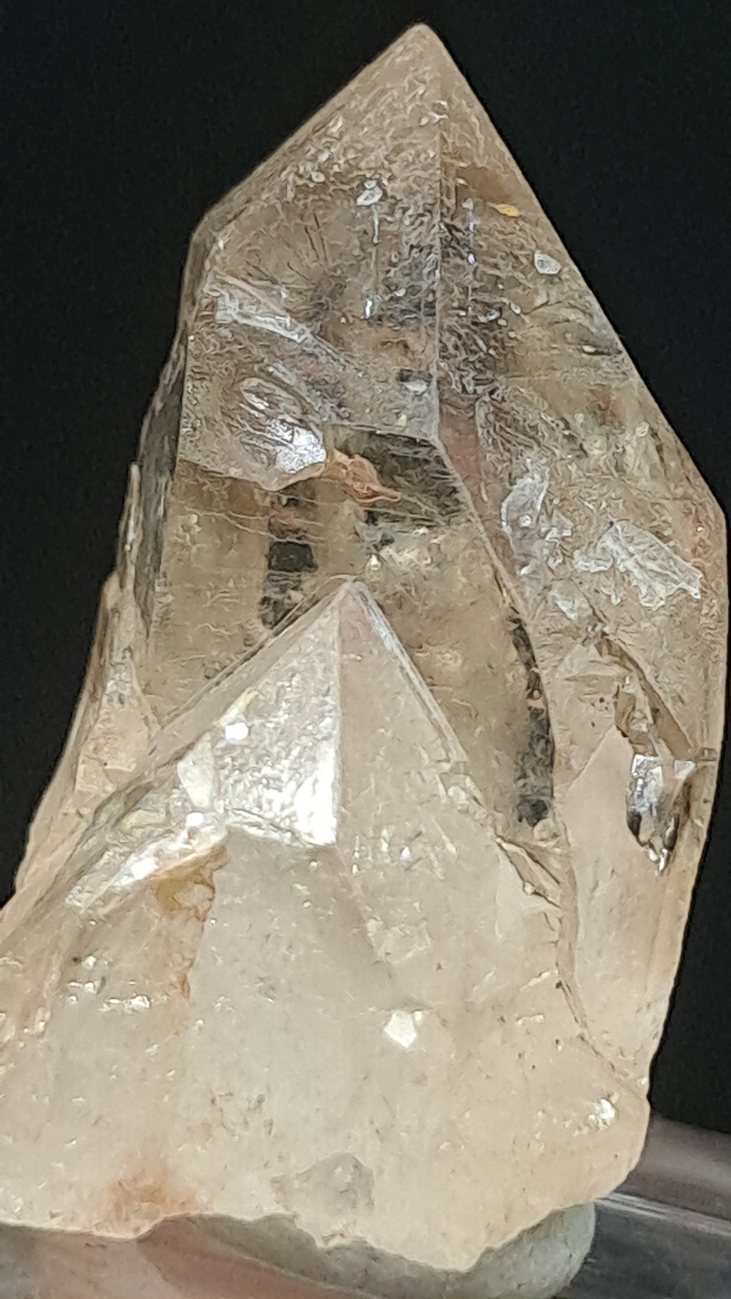 Smokey Elestial Quartz (Karur) Interesting Inclusions | Mineral Specimen #EQ30