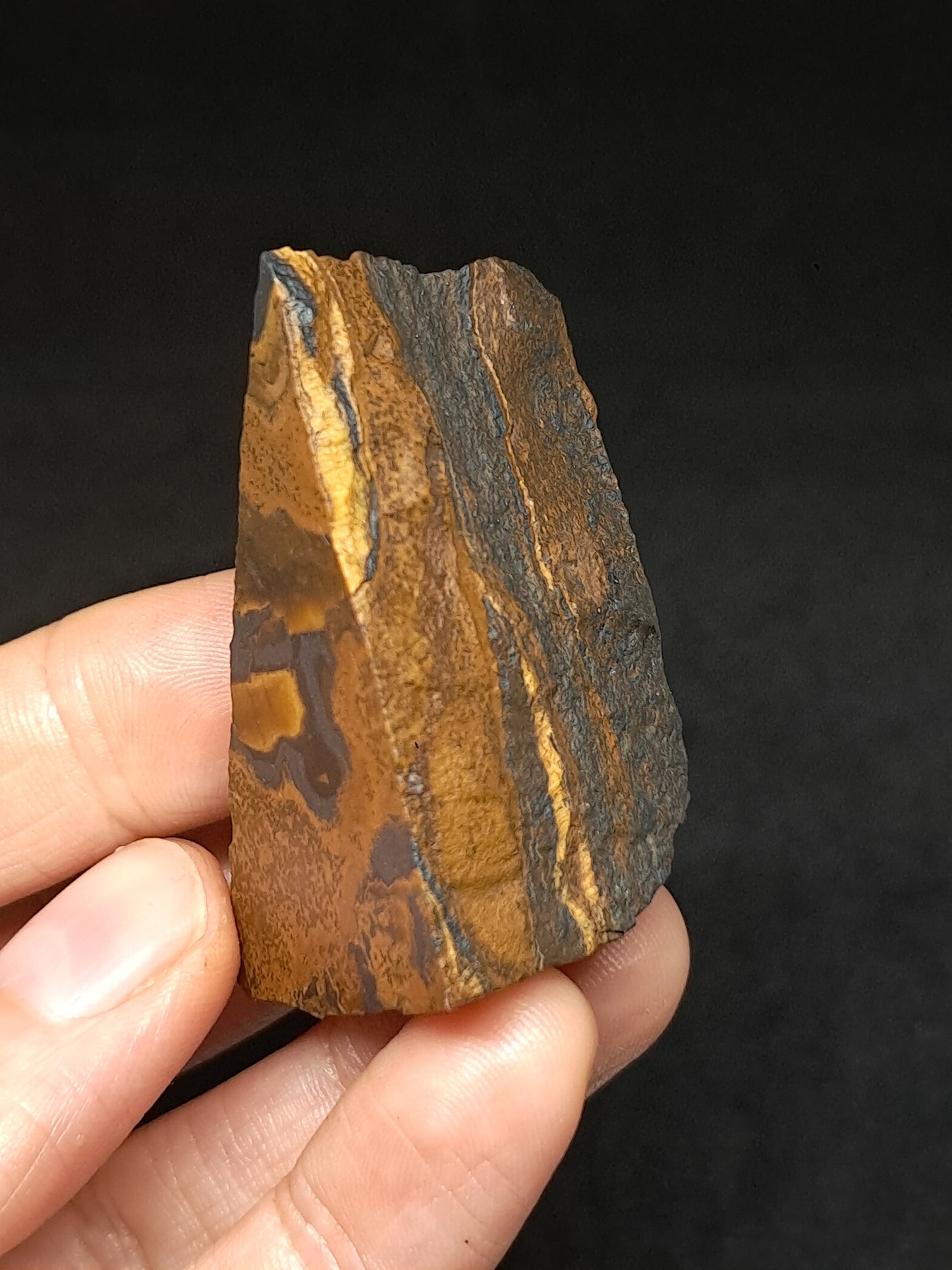Rough Tiger's Eye (India) Natural Stone #TE1