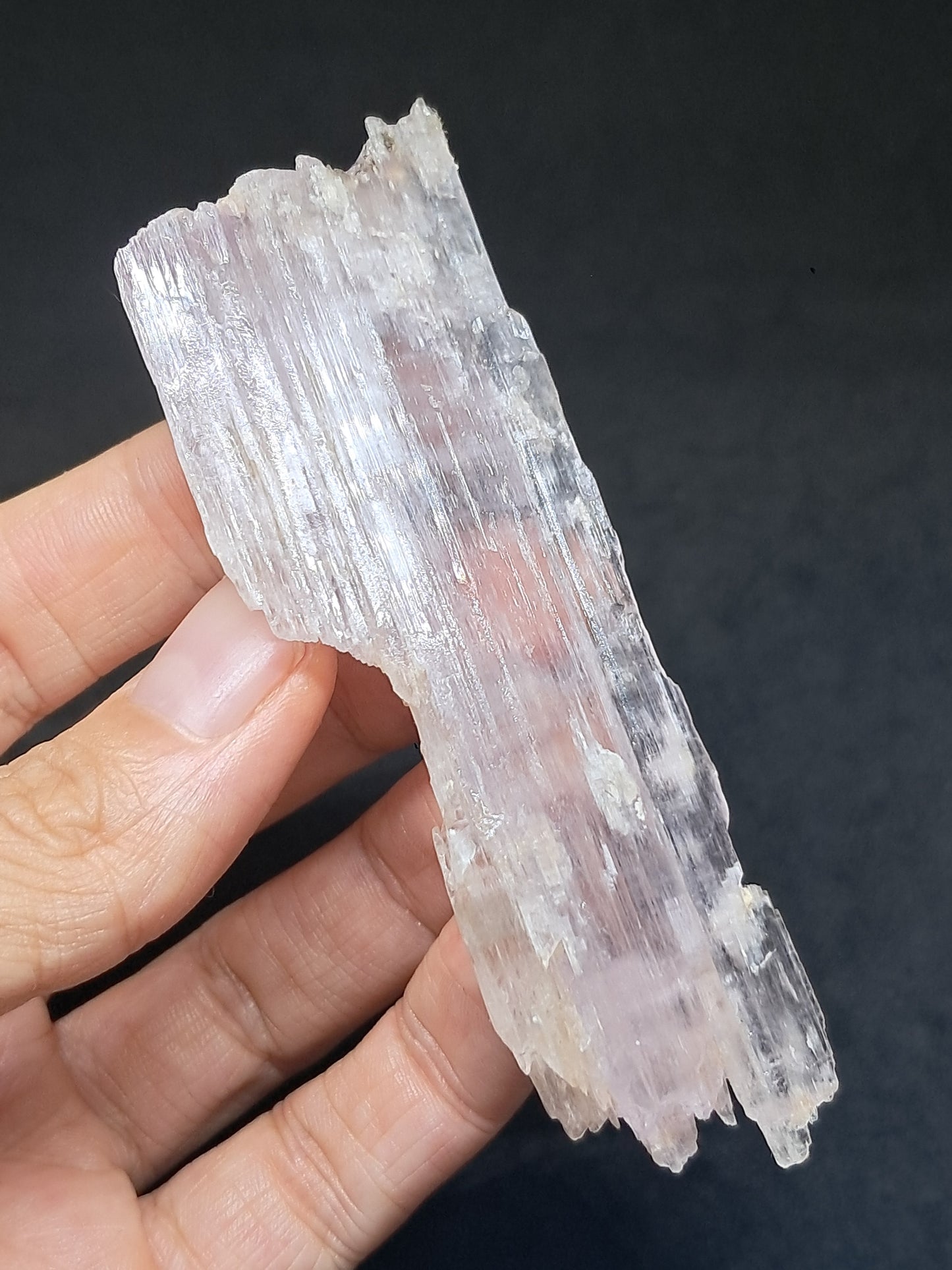 Kunzite Rough Crystal (Madagascar) Natural Raw Stone | Spodumene Mineral Specimen #KZ3