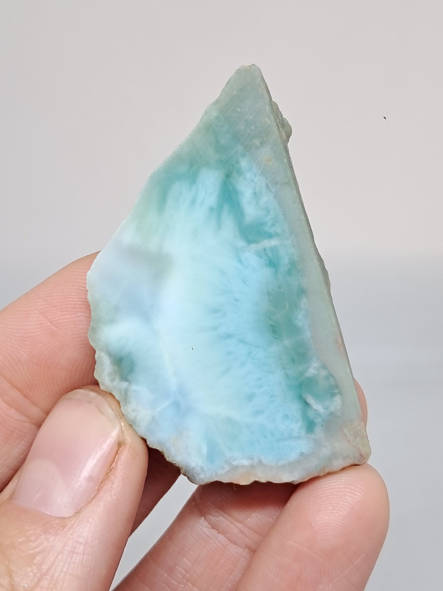 Larimar en bruto (República Dominicana) | Roca natural n.° LM25