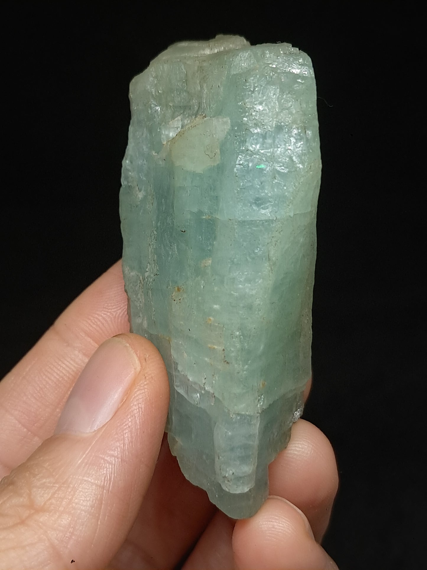 Aquamarine (Andhra Pradesh) Rough Natural Crystal | Mineral Specimen #AQM40