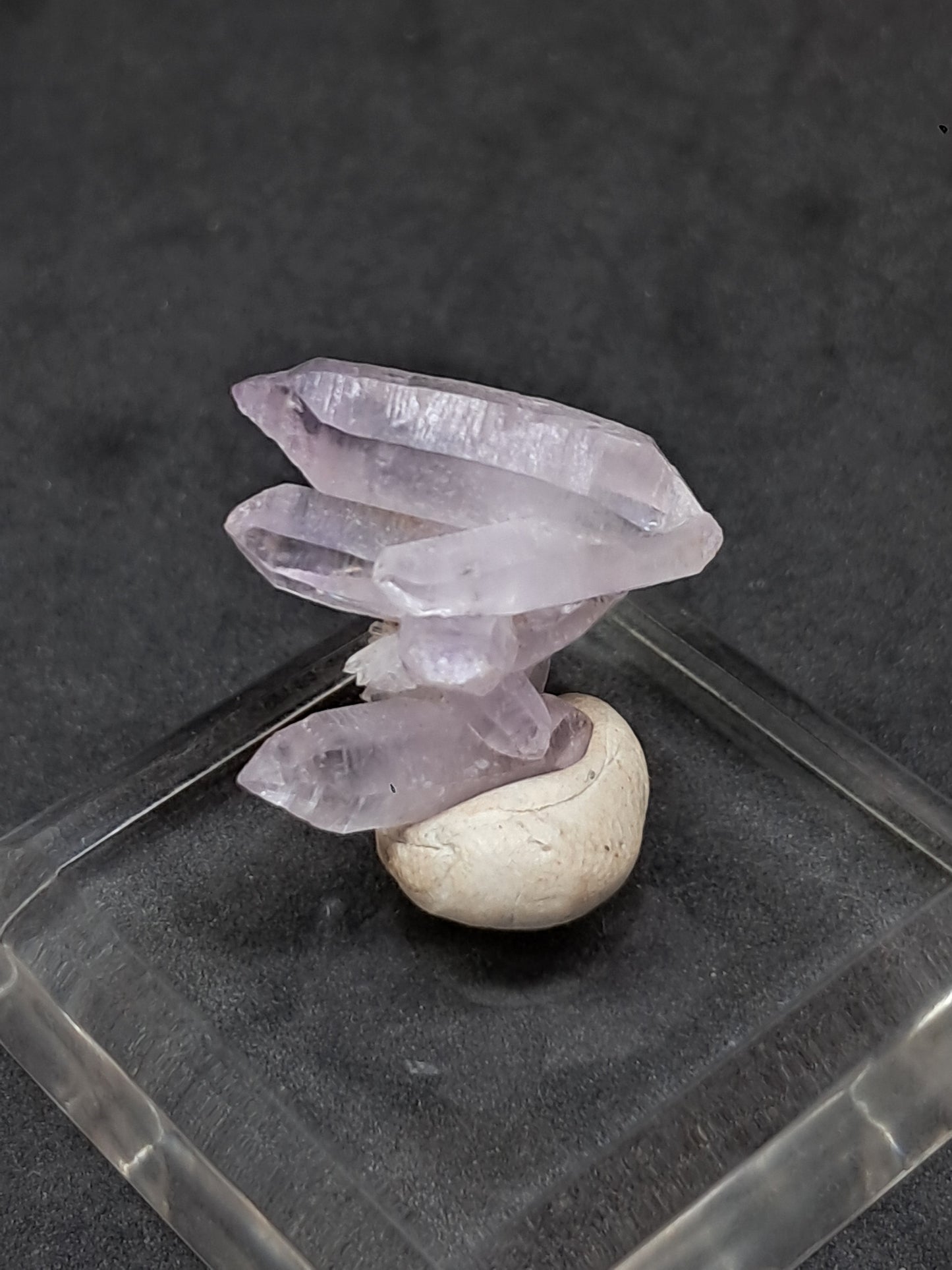 Veracruz Amethyst Biterminated Cluster (Mexico) | Natural Crystal Points | Mineral Specimen #VA38