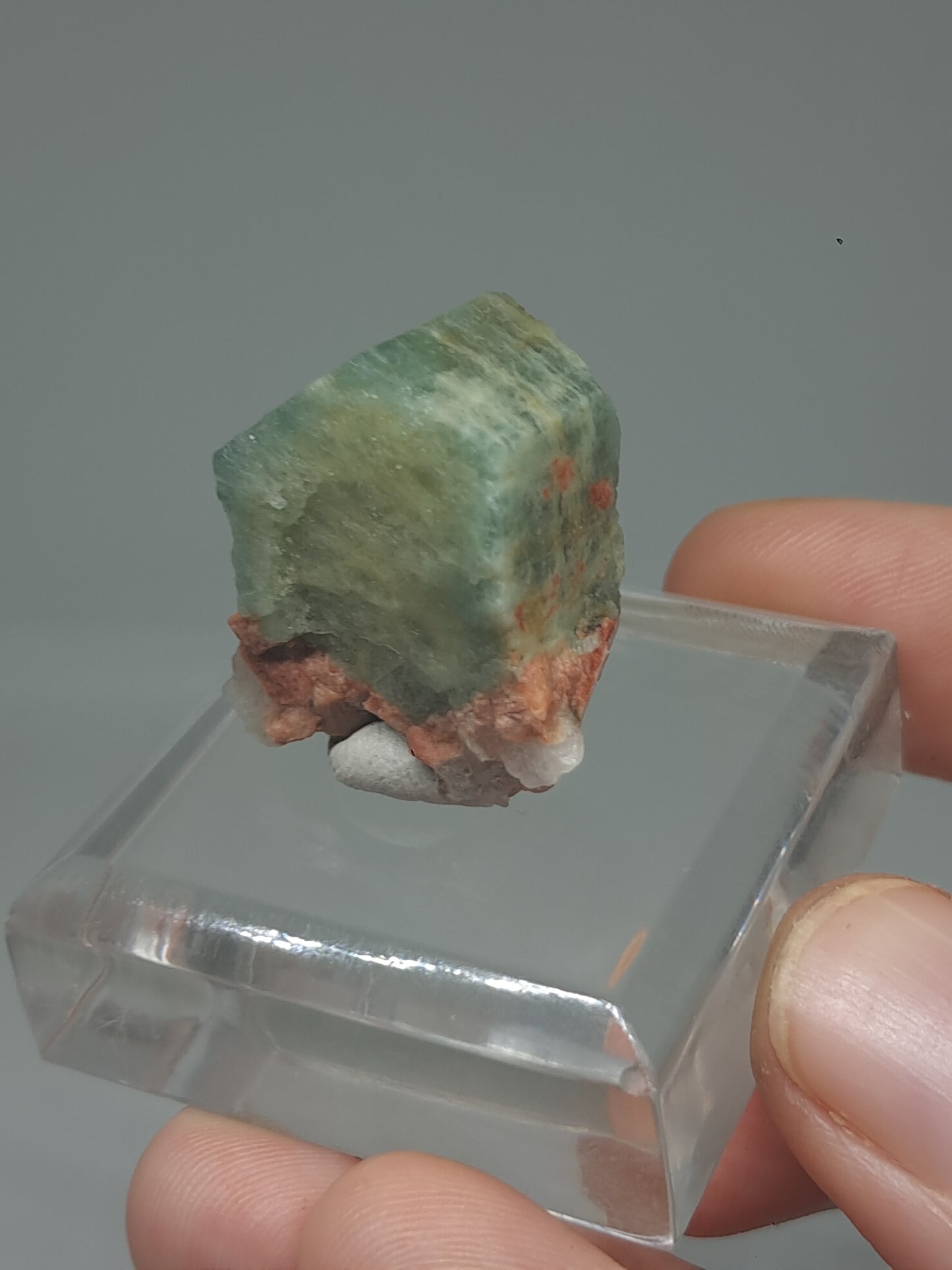 Aquamarine on Matrix (Karur) Rough Natural Crystal | Mineral Specimen #AQM49