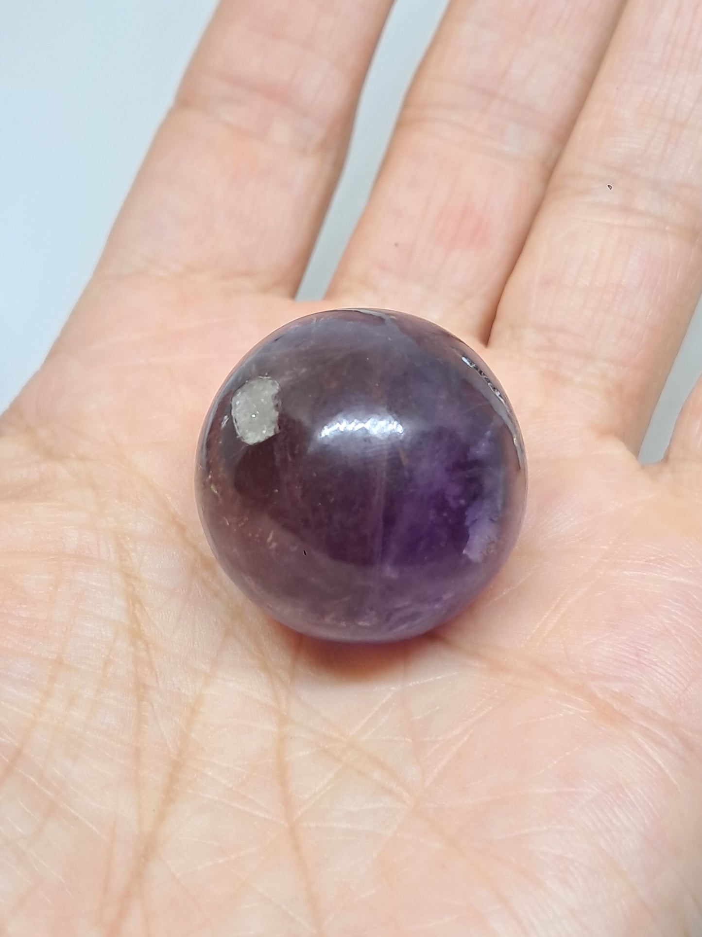 Ametrine Sphere (Madagascar) Polished Natural Stone #AMT4