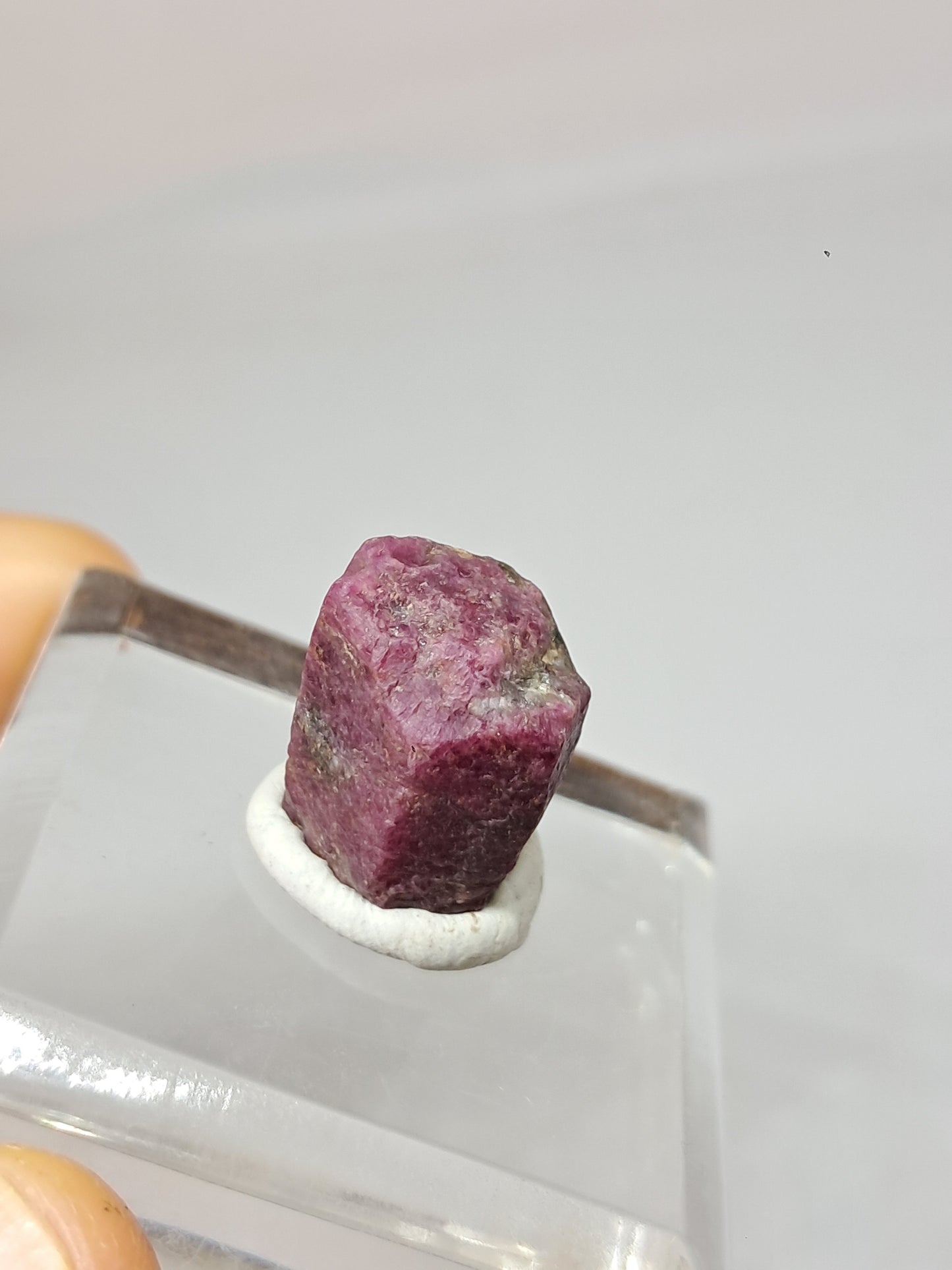 Cristal de Rubí en Bruto (Tamil Nadu) Piedra Natural | Muestra Mineral #RB32
