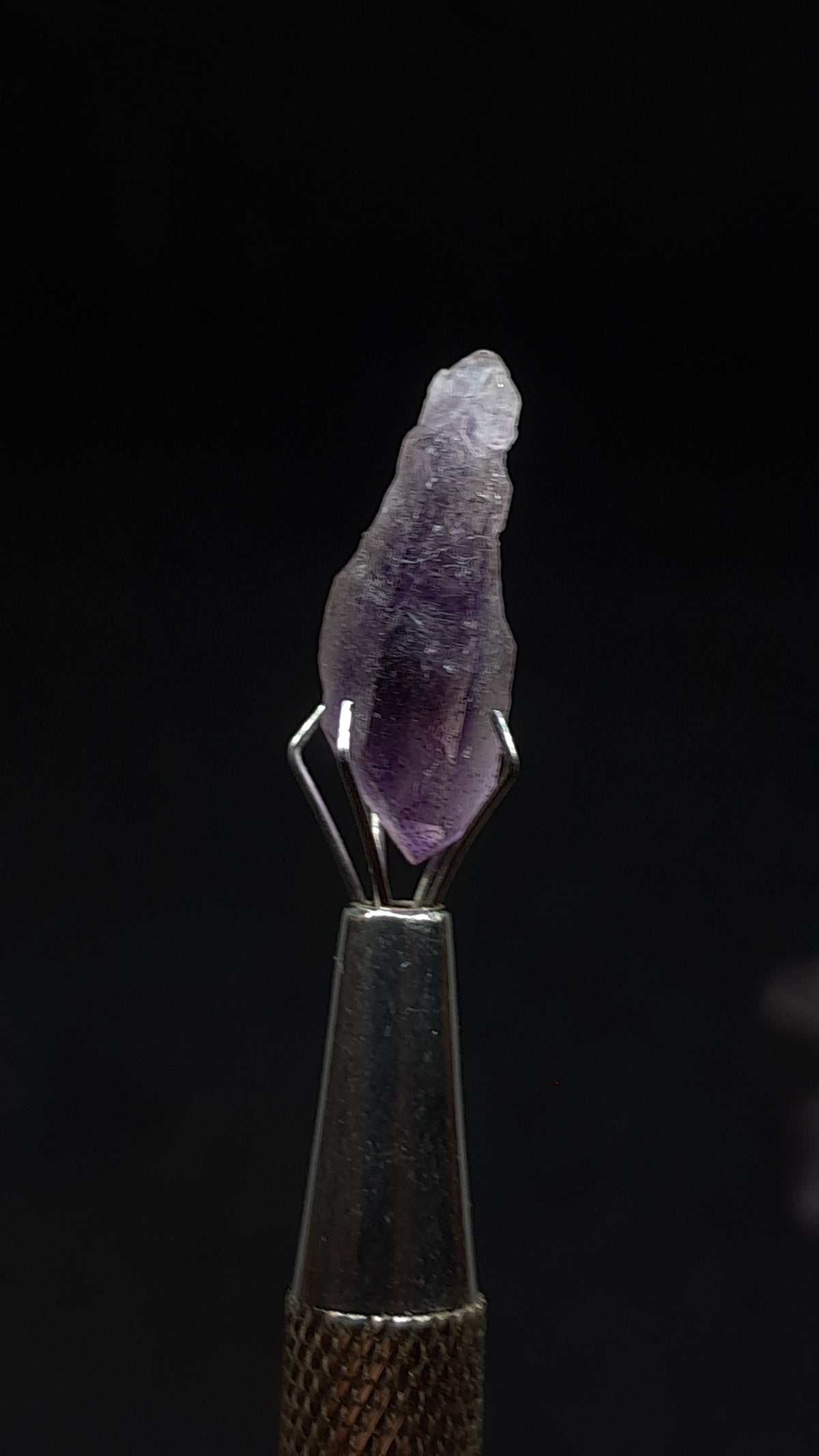 Quartz Amethyst Scepter | Hematite Goethite Rutile Inclusions | Biterminated  #KA208