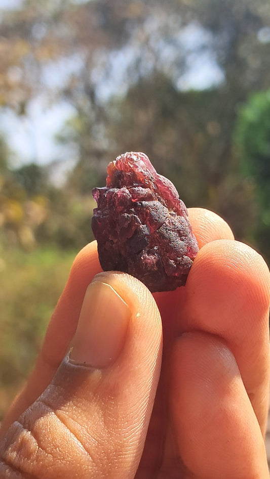 Red Garnet (Karur) | River worn | Natural Stone #RG3