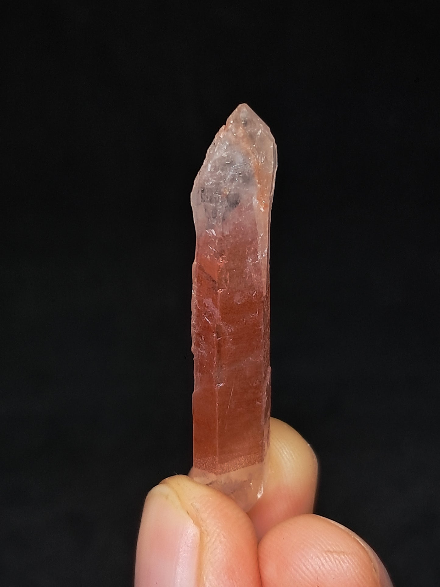 Hematite Phantom Quartz (Telangana) | Natural Crystal | Mineral Specimen #HPQ58
