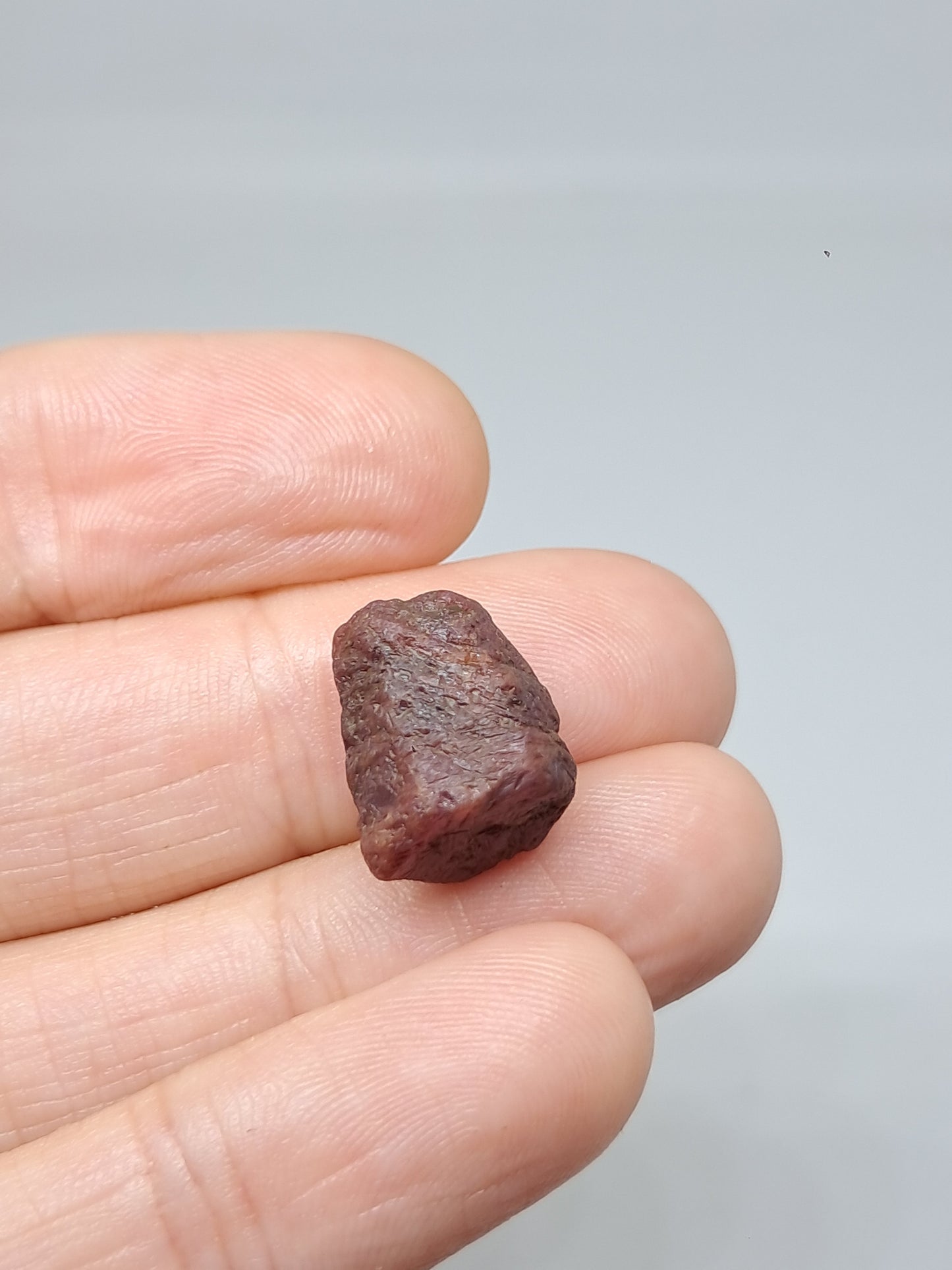 Rough Ruby Crystal (Tamil Nadu) Natural Stone | Mineral Specimen #RB18