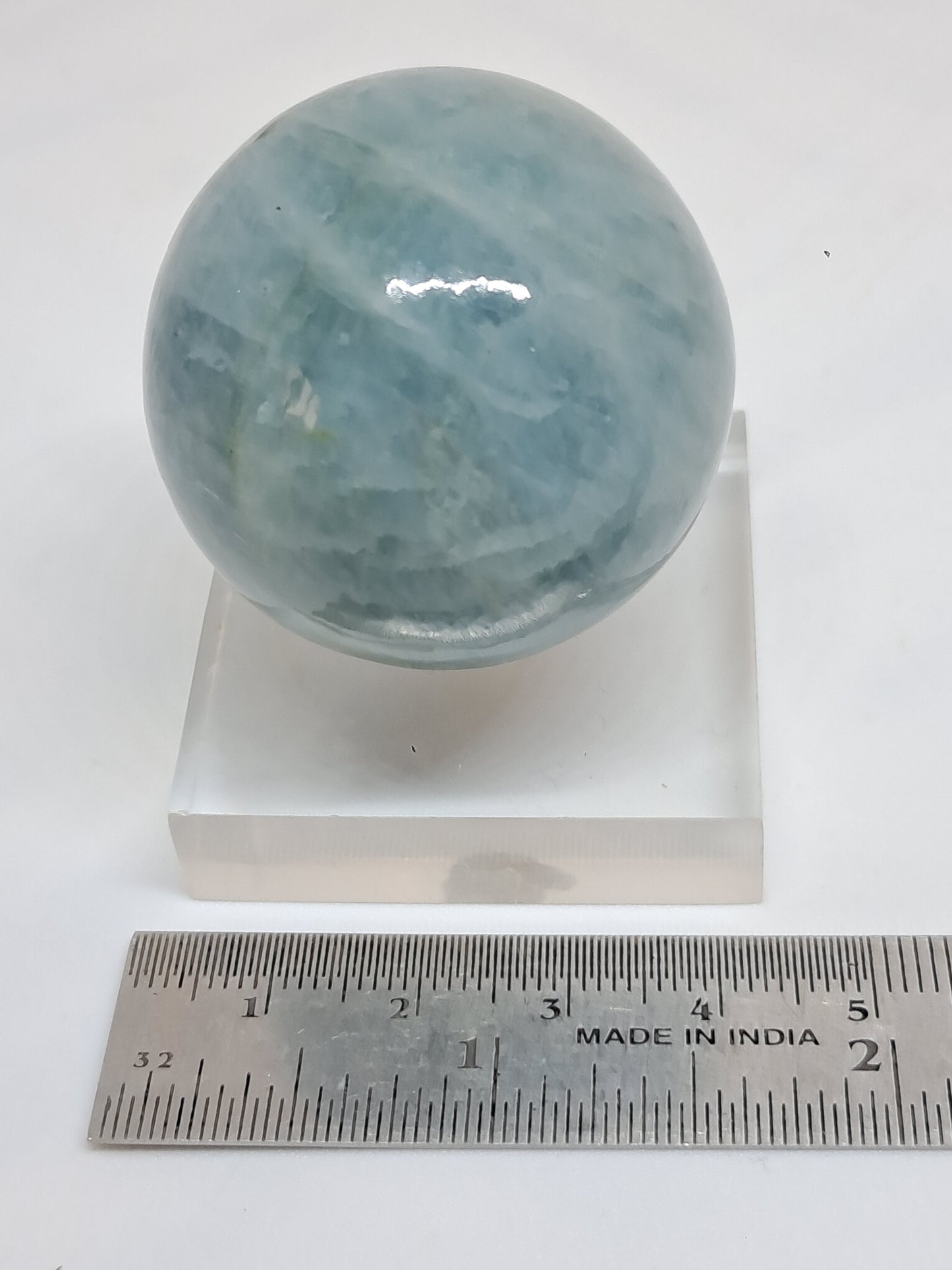 Aquamarine Sphere | Polished Natural Stone