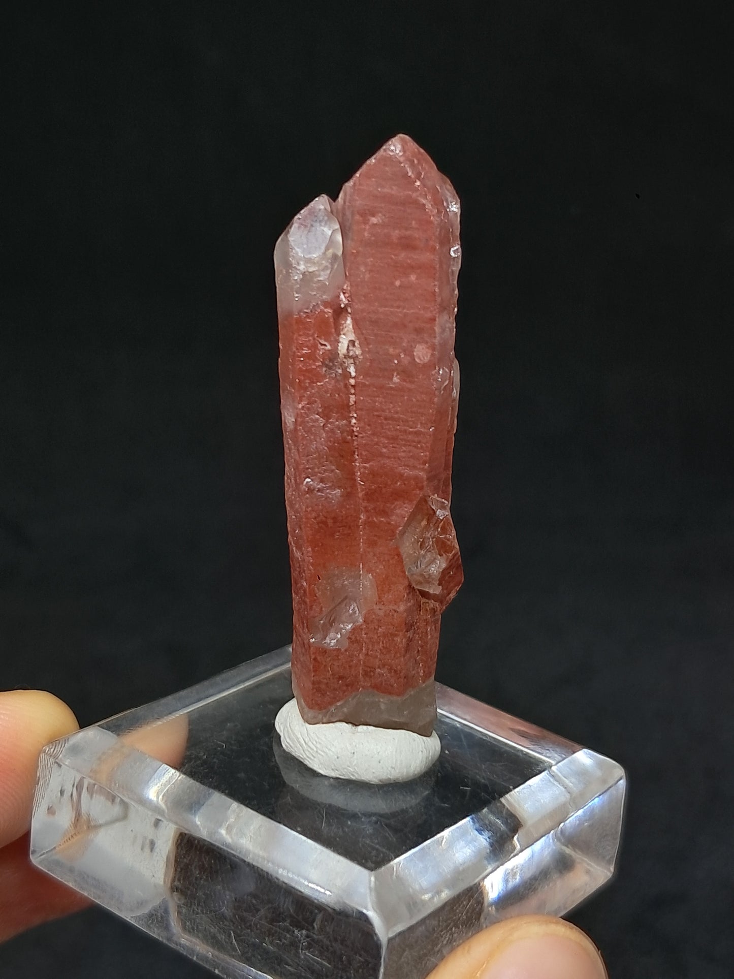 Hematite Phantom Quartz (Telangana) | Natural Crystal | Mineral Specimen #HPQ62