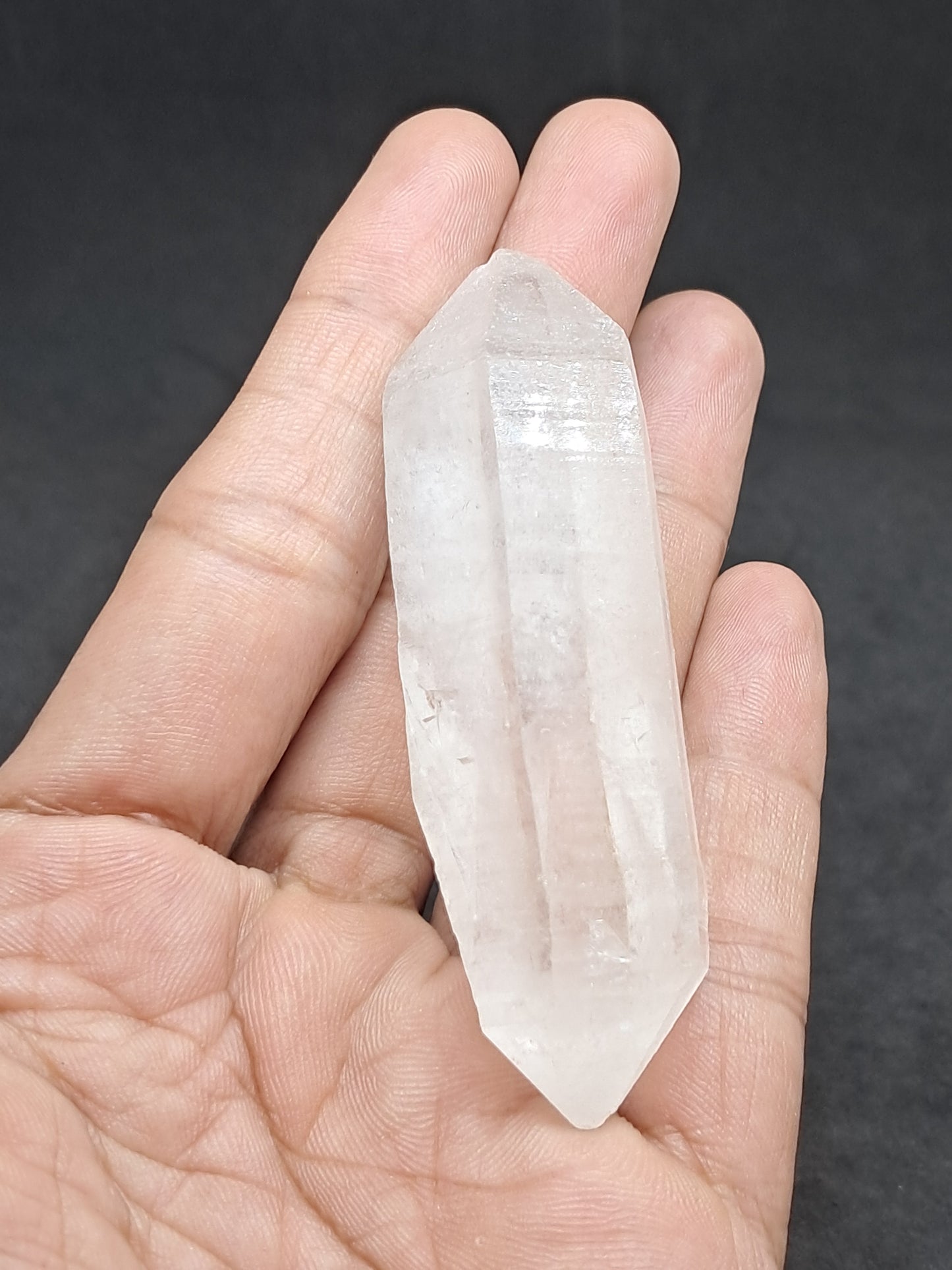 Himalayan Quartz Biterminated Self-healed Point | Natural Crystal | Mineral Specimen #CH73