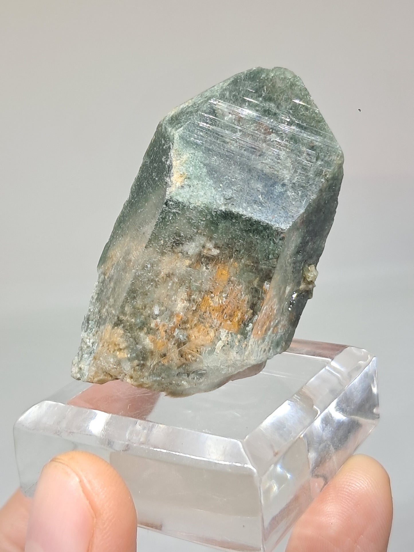 Chlorite Phantom Quartz (Kullu) Natural Point | Garden Chamanic Crystal #CQ74